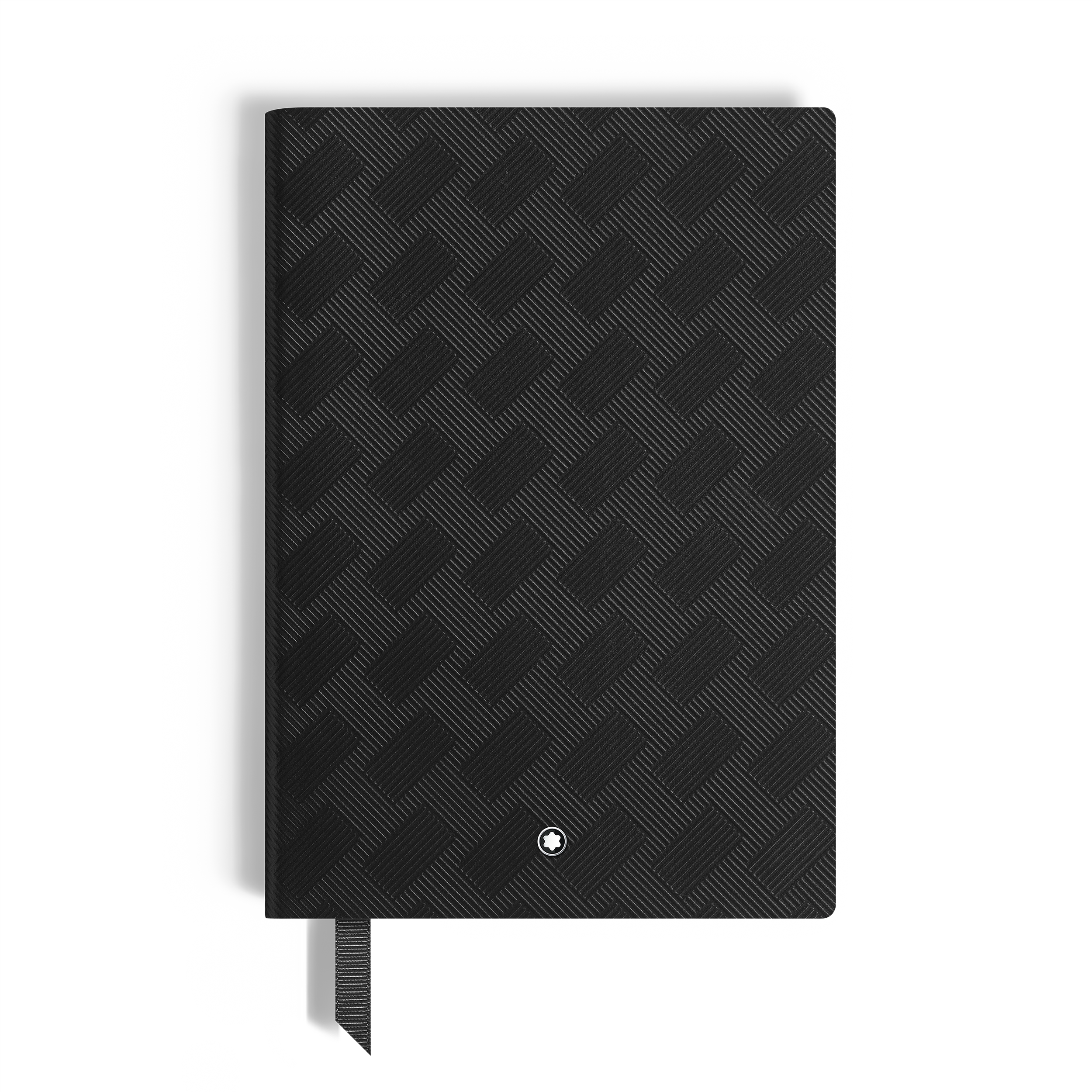 Montblanc - Medium Notebook In Extreme Leather  Lined Pages - Paper - Mb136438 - Notebooks   Black