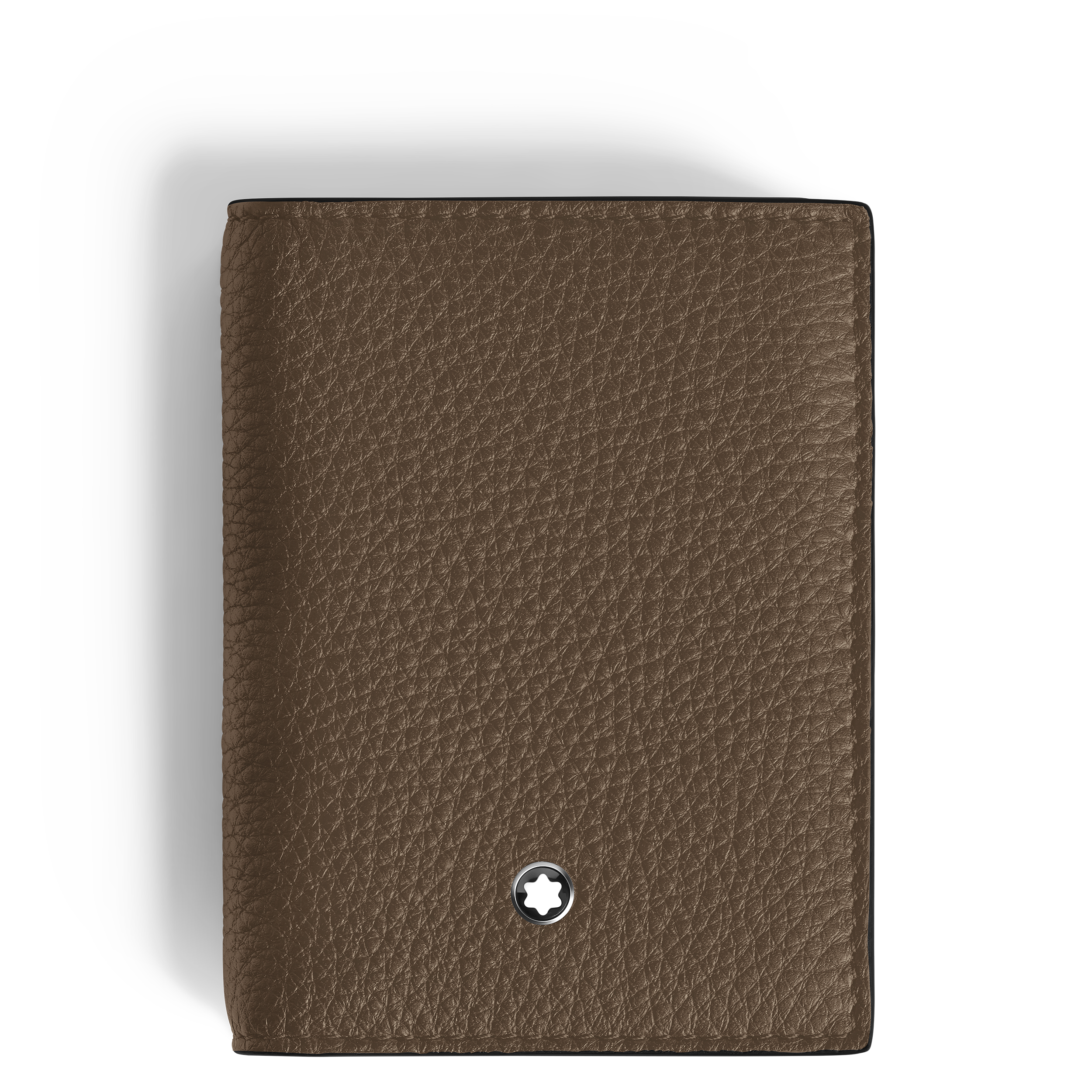 Montblanc - Card Holder 4Cc In Grain Leather - Leather - Mb220221 - Card Holders   Noisette