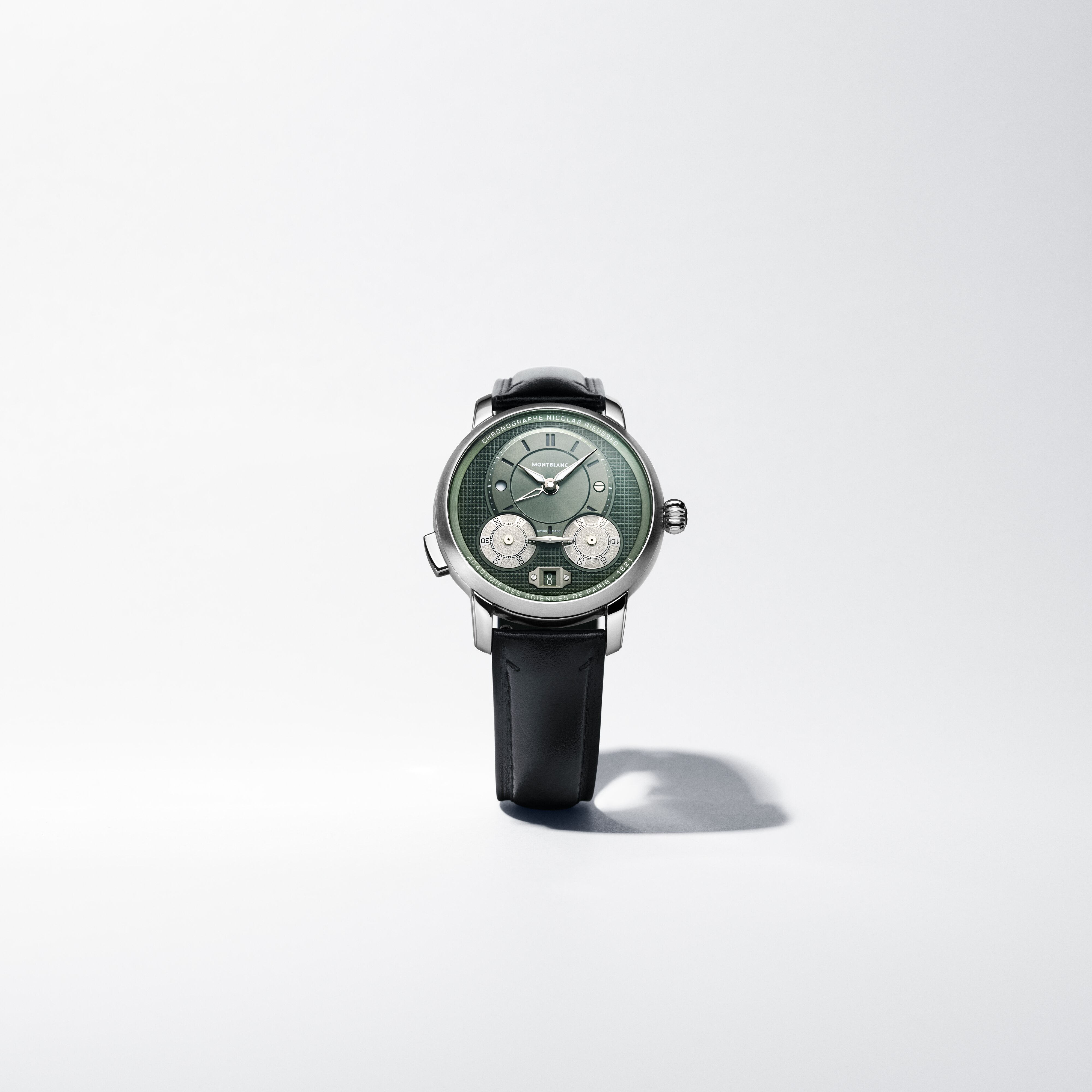  Montblanc - Montblanc Star Legacy Nicolas Rieussec Chronograph 43 Mm - Verde - Acero - Mb132947 - Reloj 