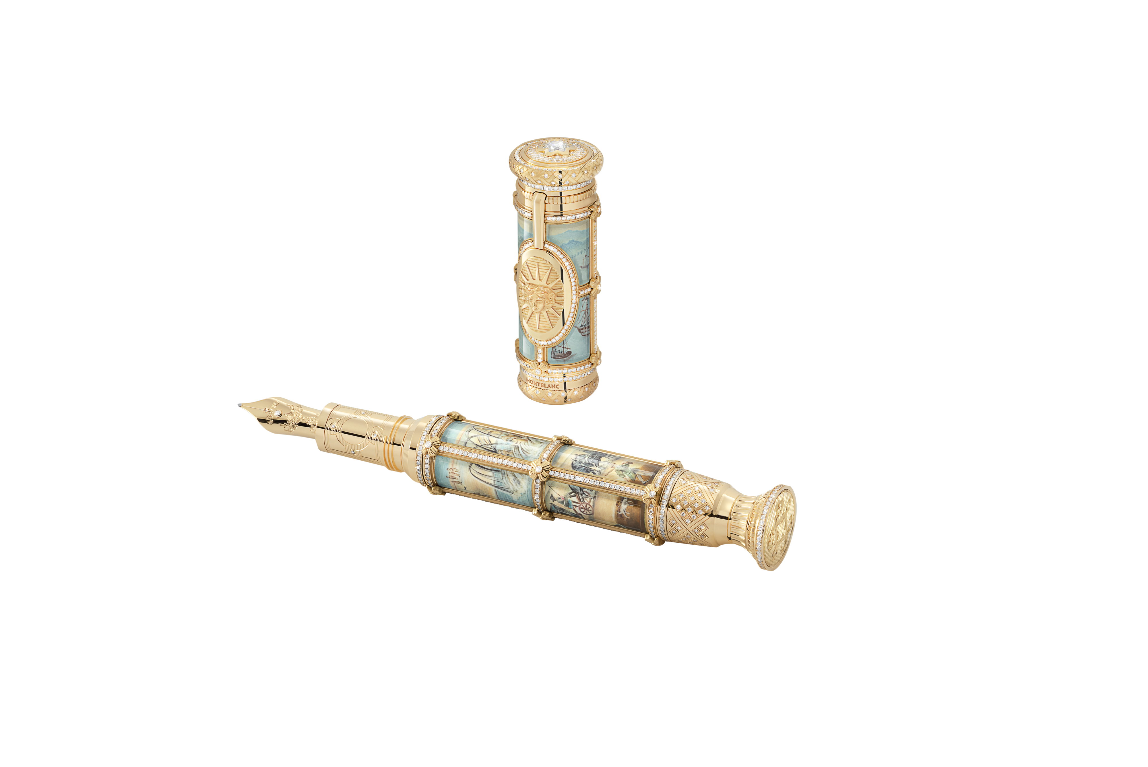 Montblanc - High Artistry A Journey Through Château De Versailles Limited Edition 3 - Gold - 750er Gelbgold - Mb135579 - Füllfederhalter 
