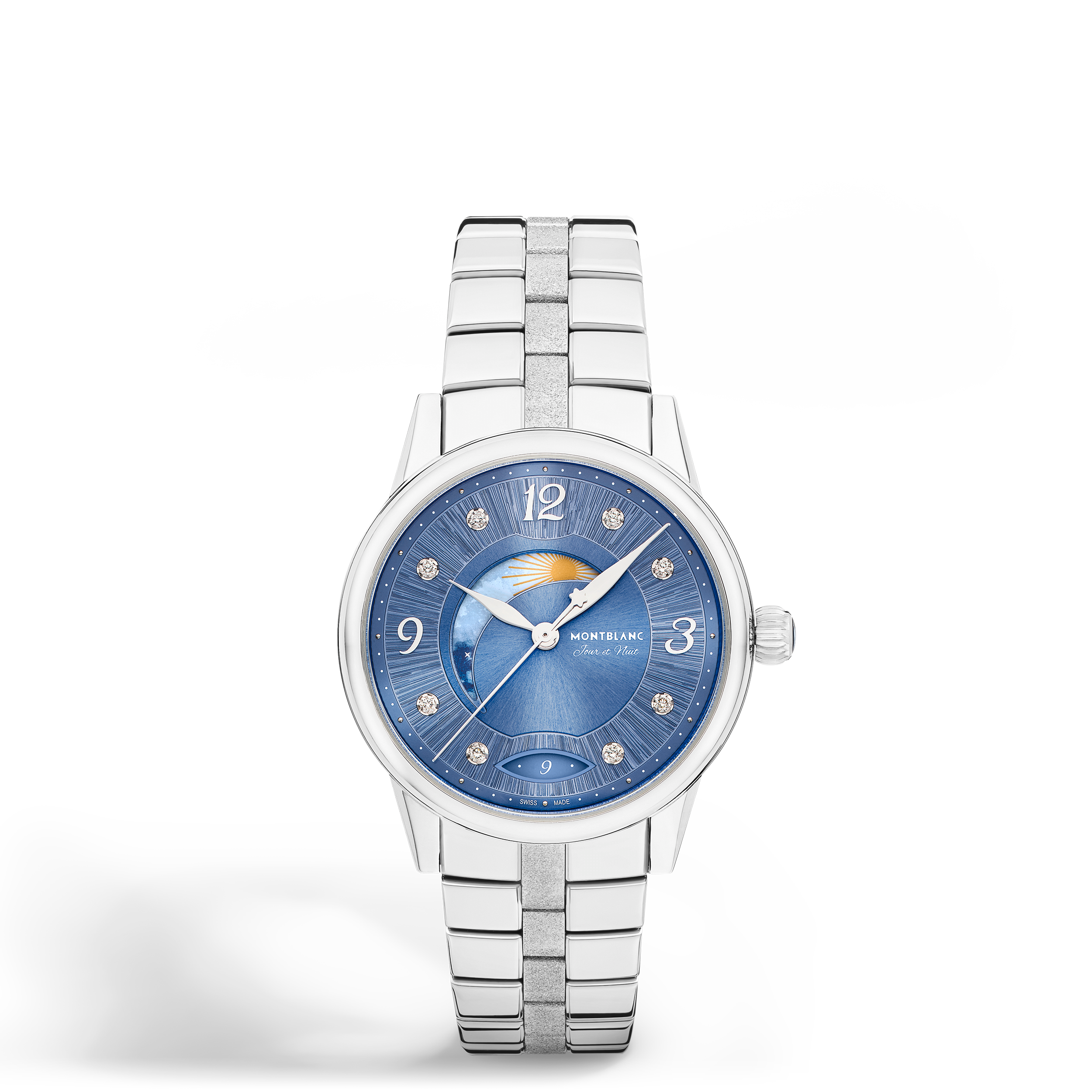 Montblanc - Bohème Day & Night 34 Mm - Steel - Mb134343 - Watch Women's Blue
