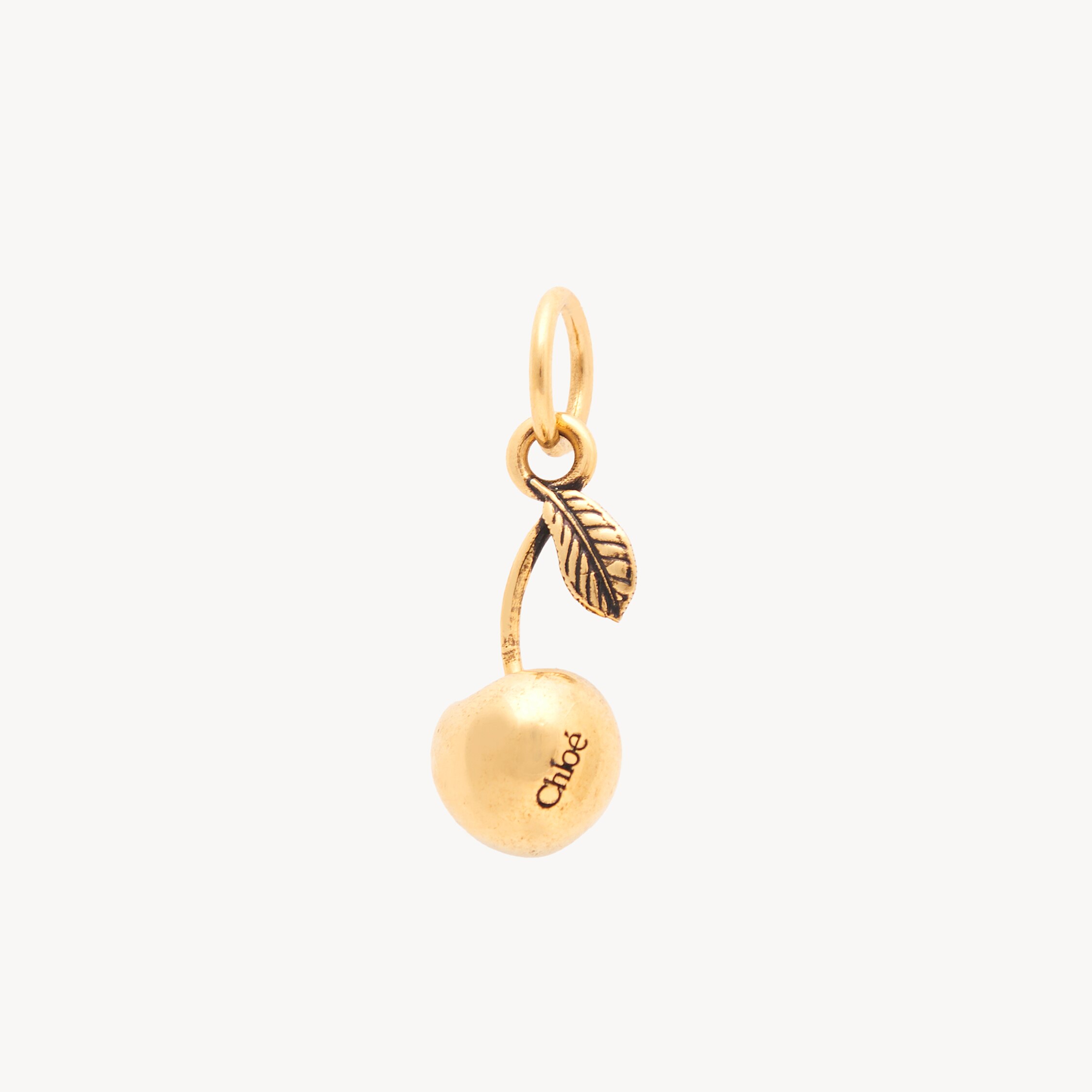 Chloé Cherry Charm In Gold