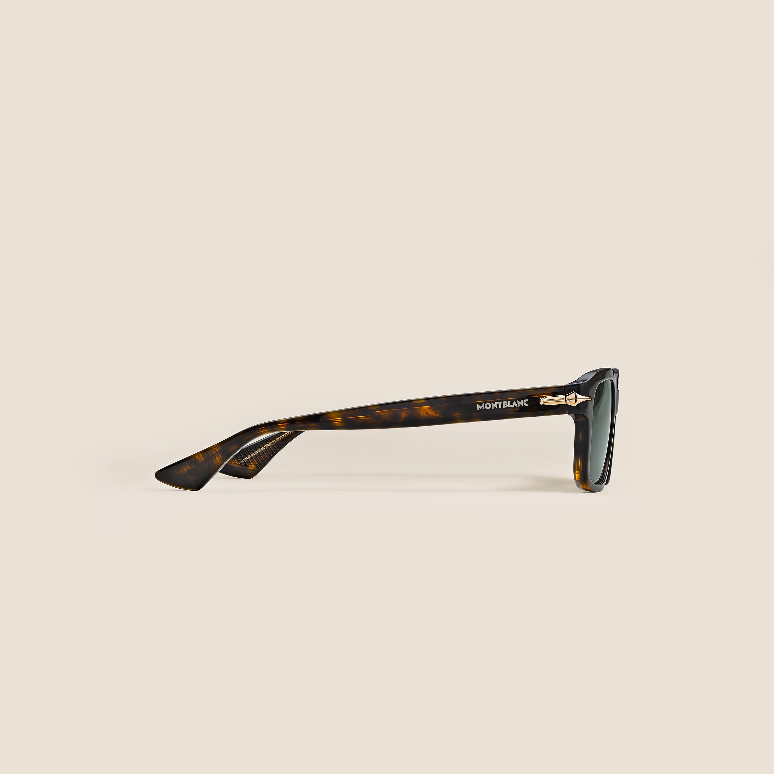  Montblanc - Occhiali Da Sole Rettangolari Con Montatura In Acetato Havana - Mb136921 - Occhiali Da Sole 
