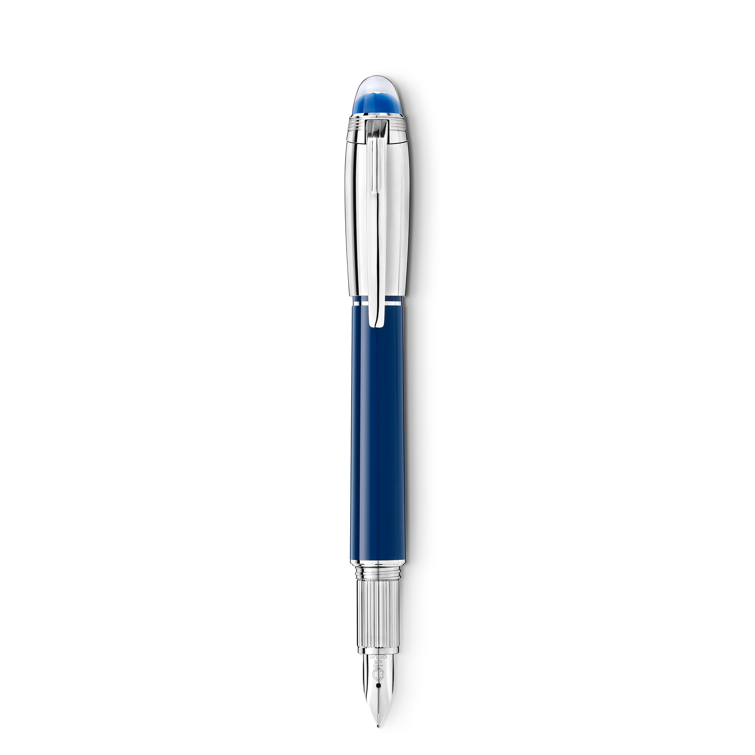 Montblanc - Starwalker Planet Doué Fountain Pen - Metal / Precious Resin - Mb132434 - Fountain Pens   Blue