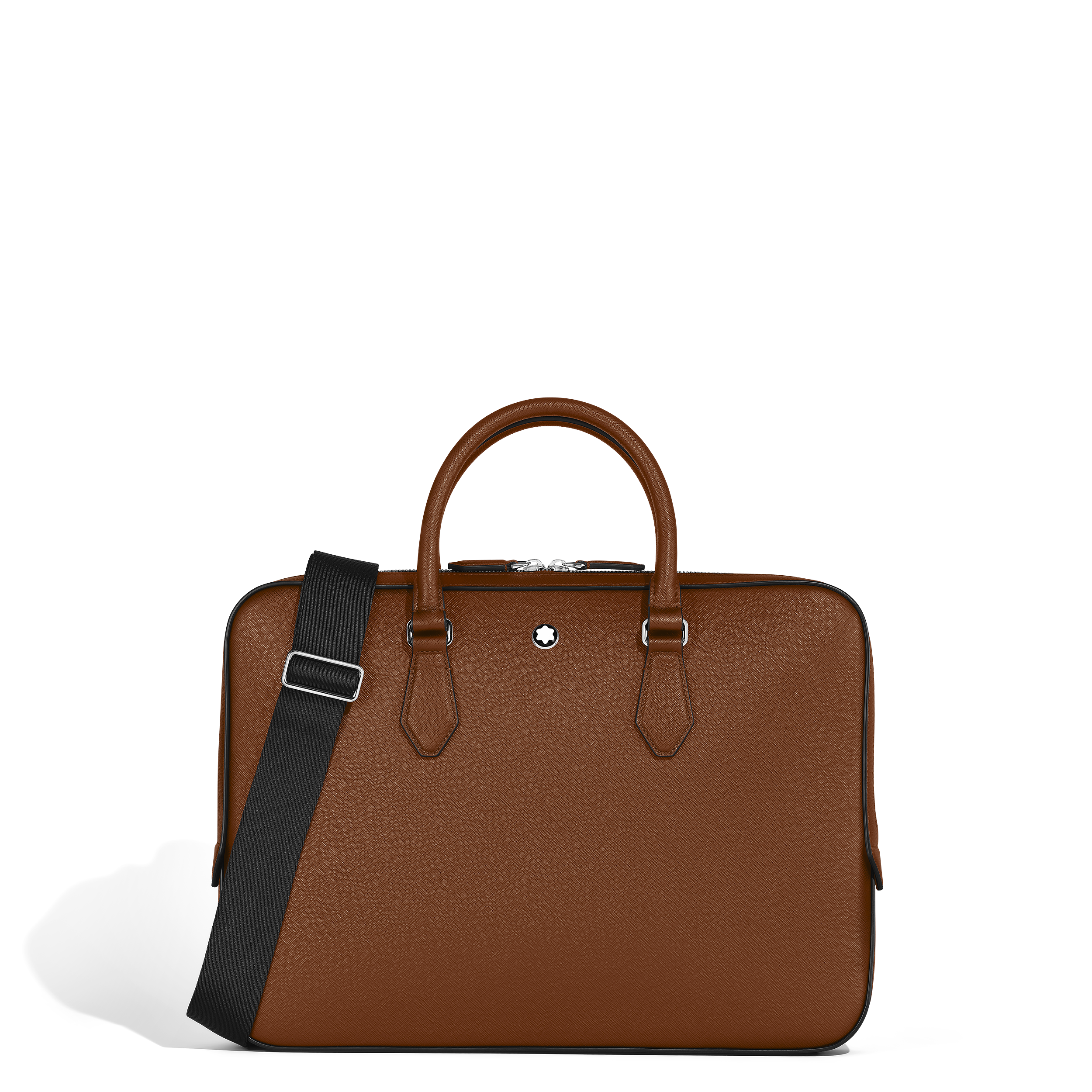 Montblanc - Thin Briefcase In Sartorial Leather - Leather - Mb220334 - Document Cases   Fauve