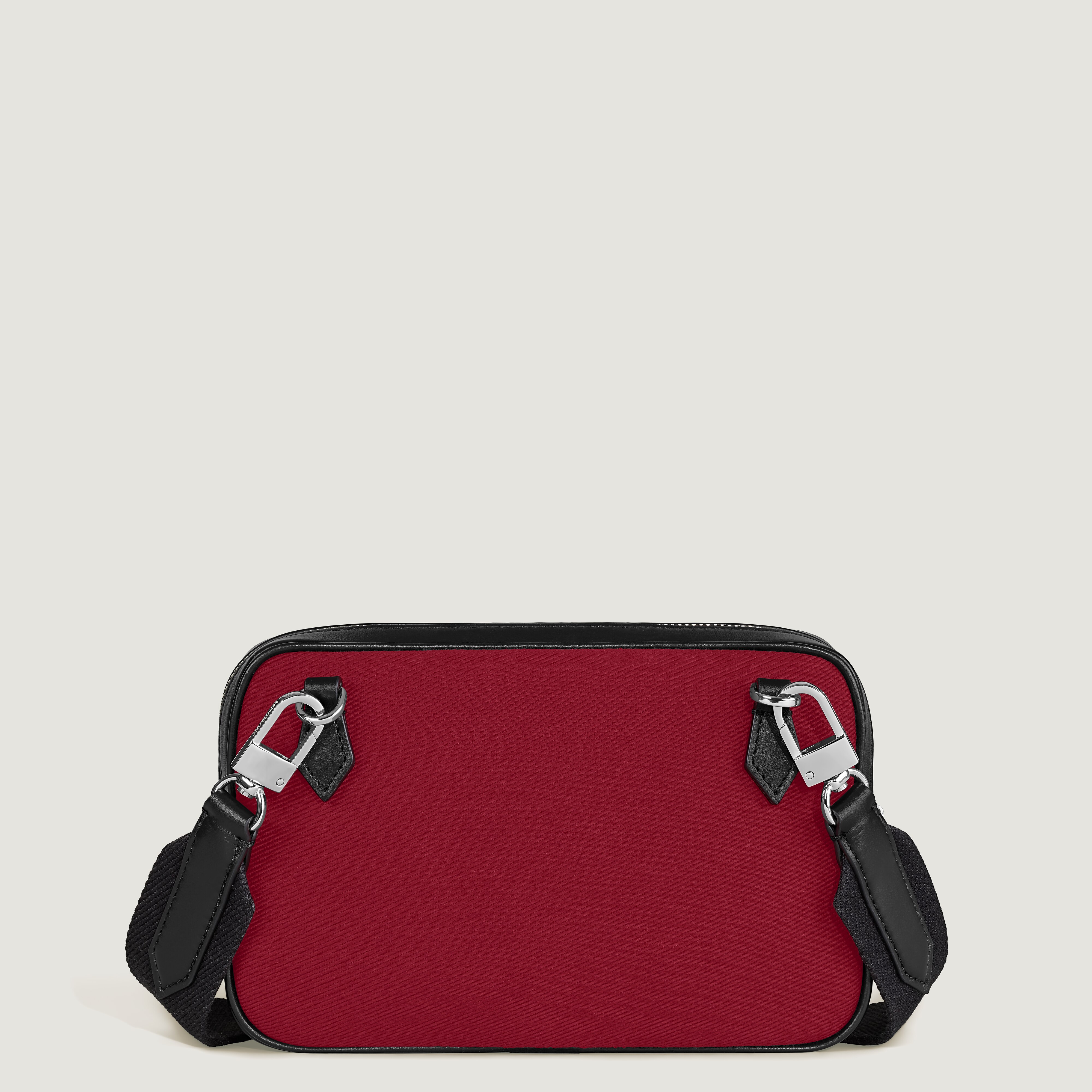  Montblanc - Minibandolera Año Del Caballo De Gabardina Bordada - Tejido Y Piel - Mb222855 - Bolsos Messenger 
