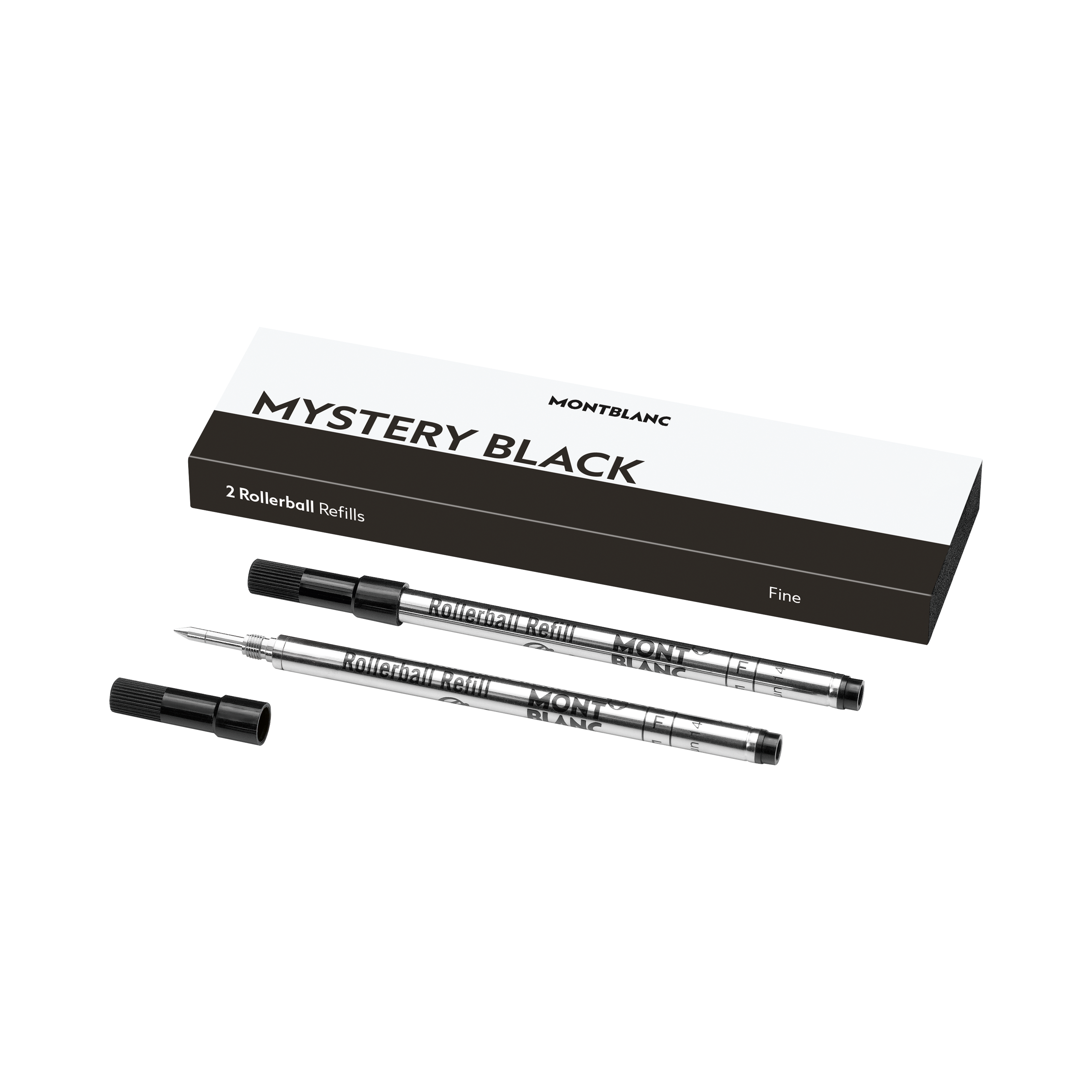 Montblanc Schwarz Ersatzpatronen + Tintenfass, Rollerpatronen (, 0.40 Mm, 2 Stk.) - Image 3