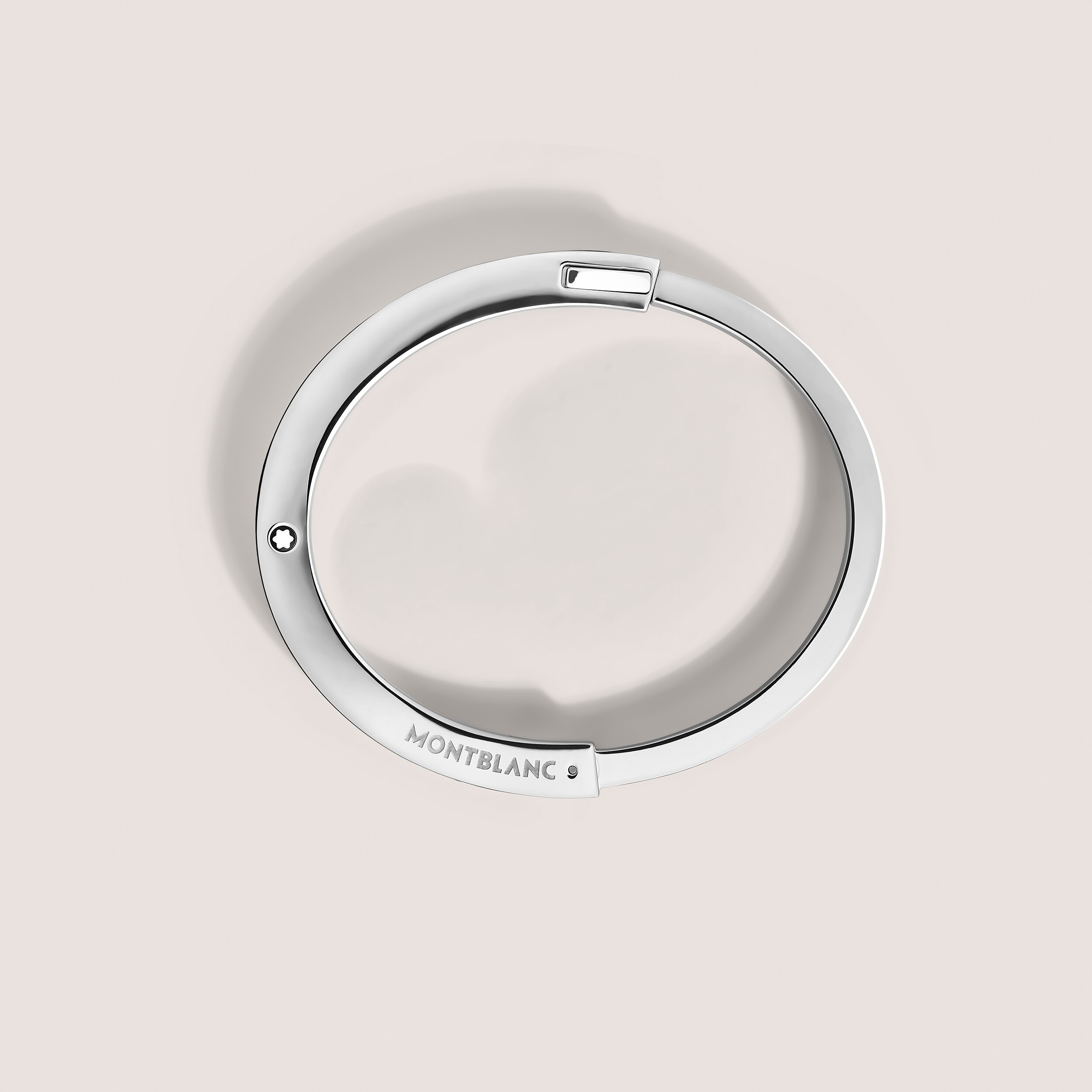  Montblanc - Armreif Aus Edelstahl Mit Extreme-muster - Silberfarben - Edelstahl - Mb136018 - Armbänder 