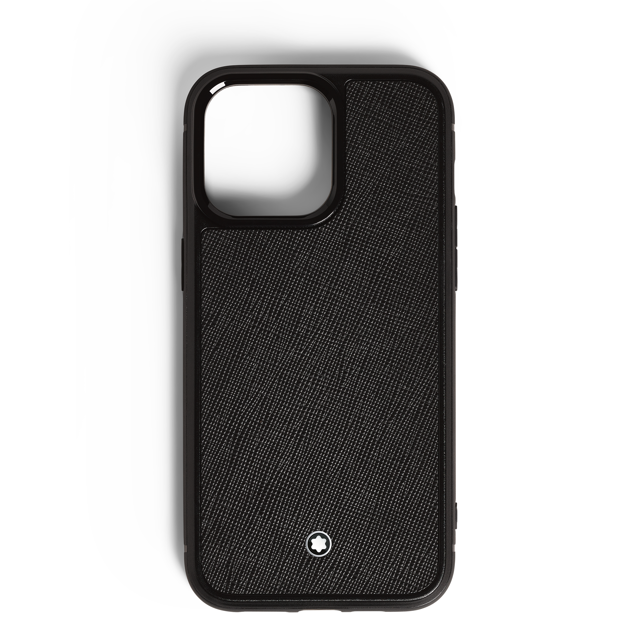  Montblanc - Funda Rígida Para Iphone 16 Pro Max De Piel Sartorial - Negro - Piel - Mb198878 - Fundas Para Teléfonos 