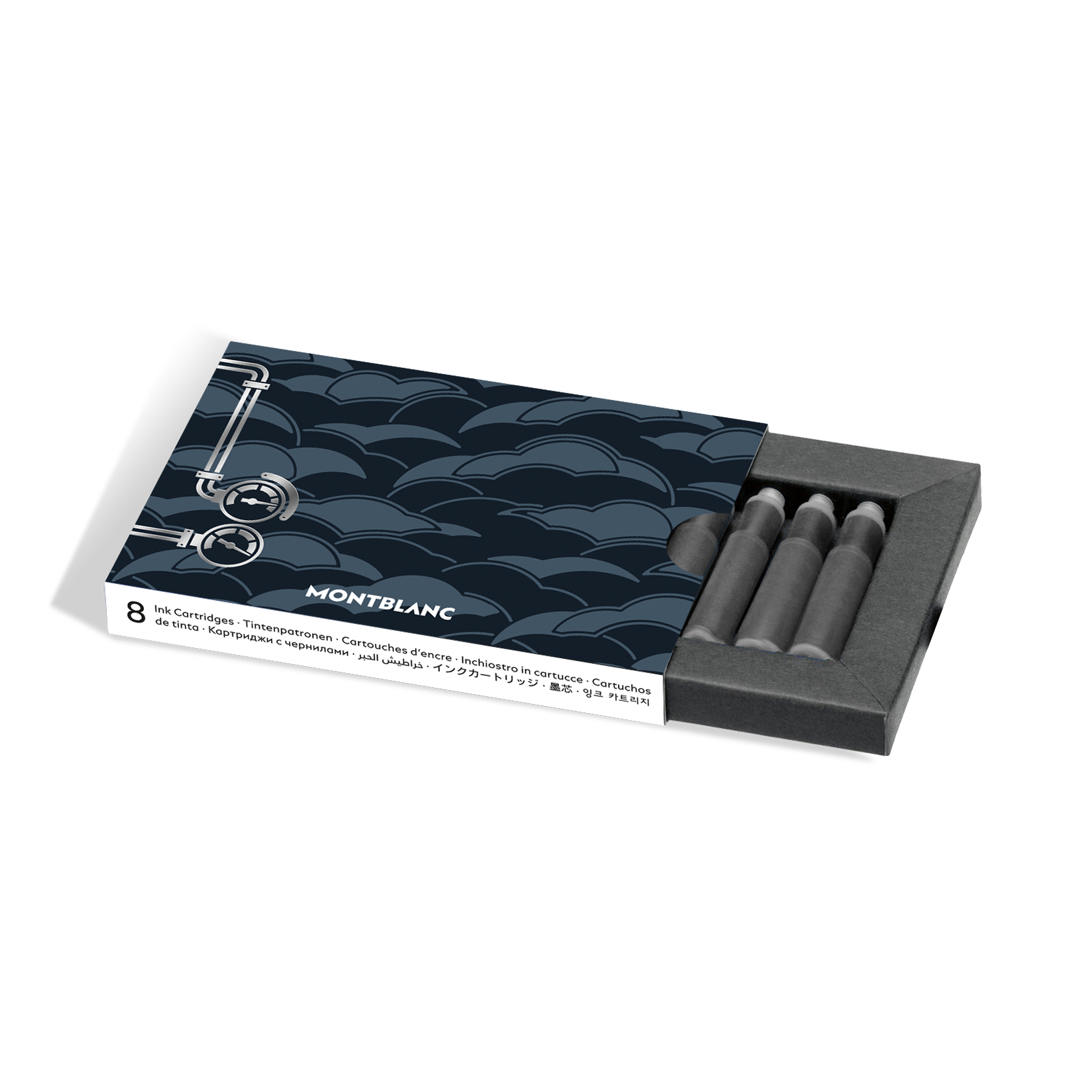 Montblanc - Ink Cartridges  Meisterstück Around The World In 80 Days  - Mb134360 - Ink Cartridges   Blue