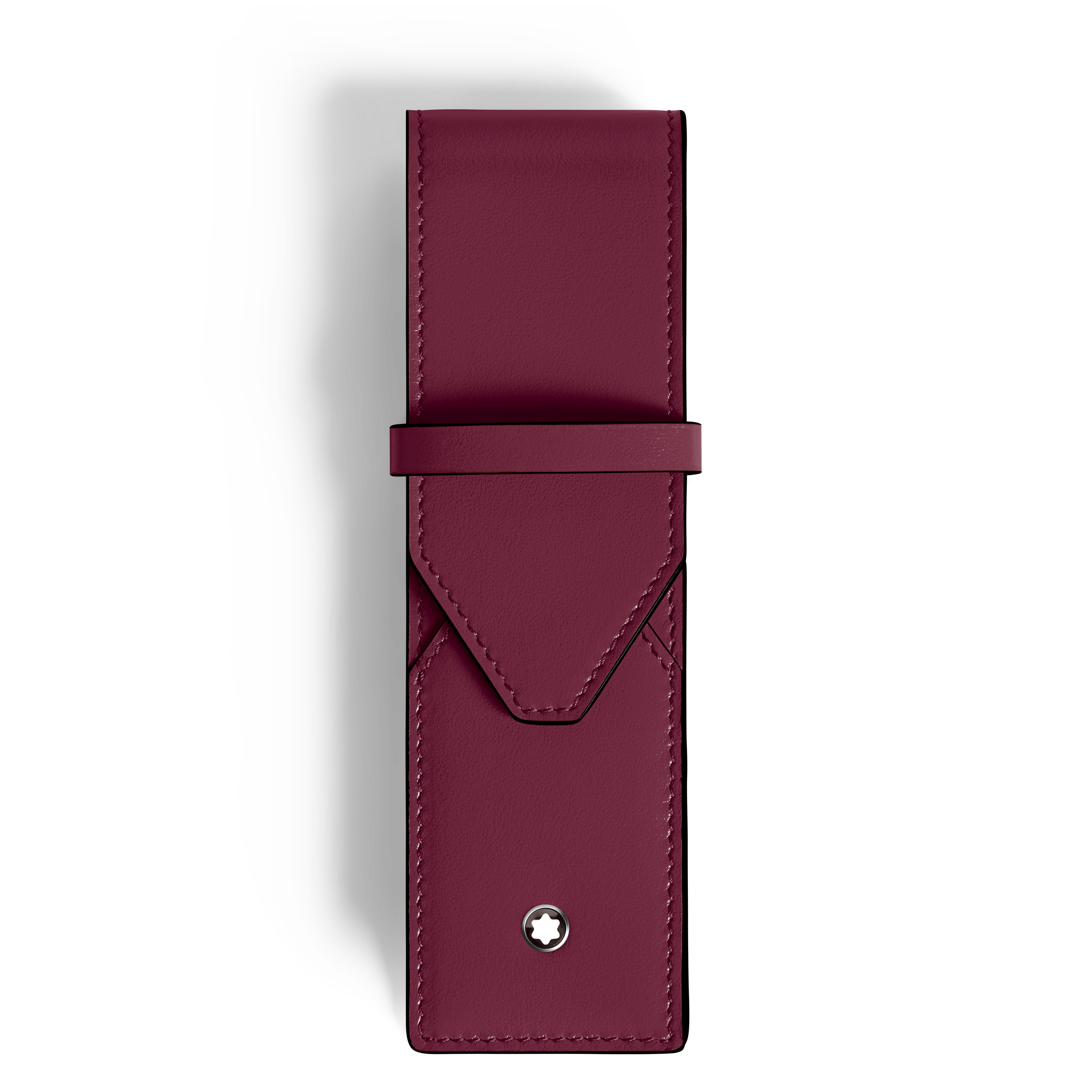 Montblanc - Envelope 2-Pen Pouch - Leather - Mb199333 - Pen Pouches   Cassis
