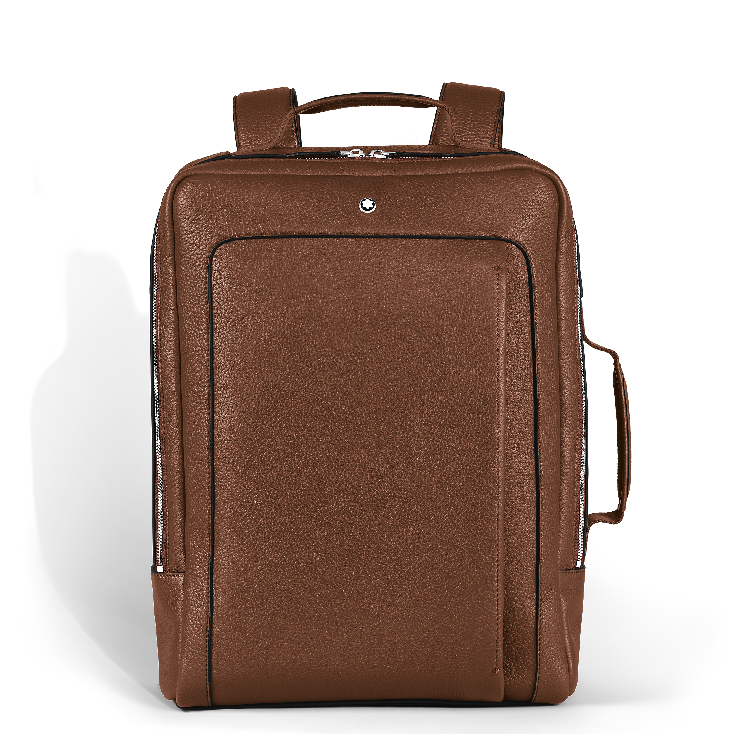 Montblanc - Companion Rectangular Backpack - Leather - Mb221628 - Backpacks   Fauve