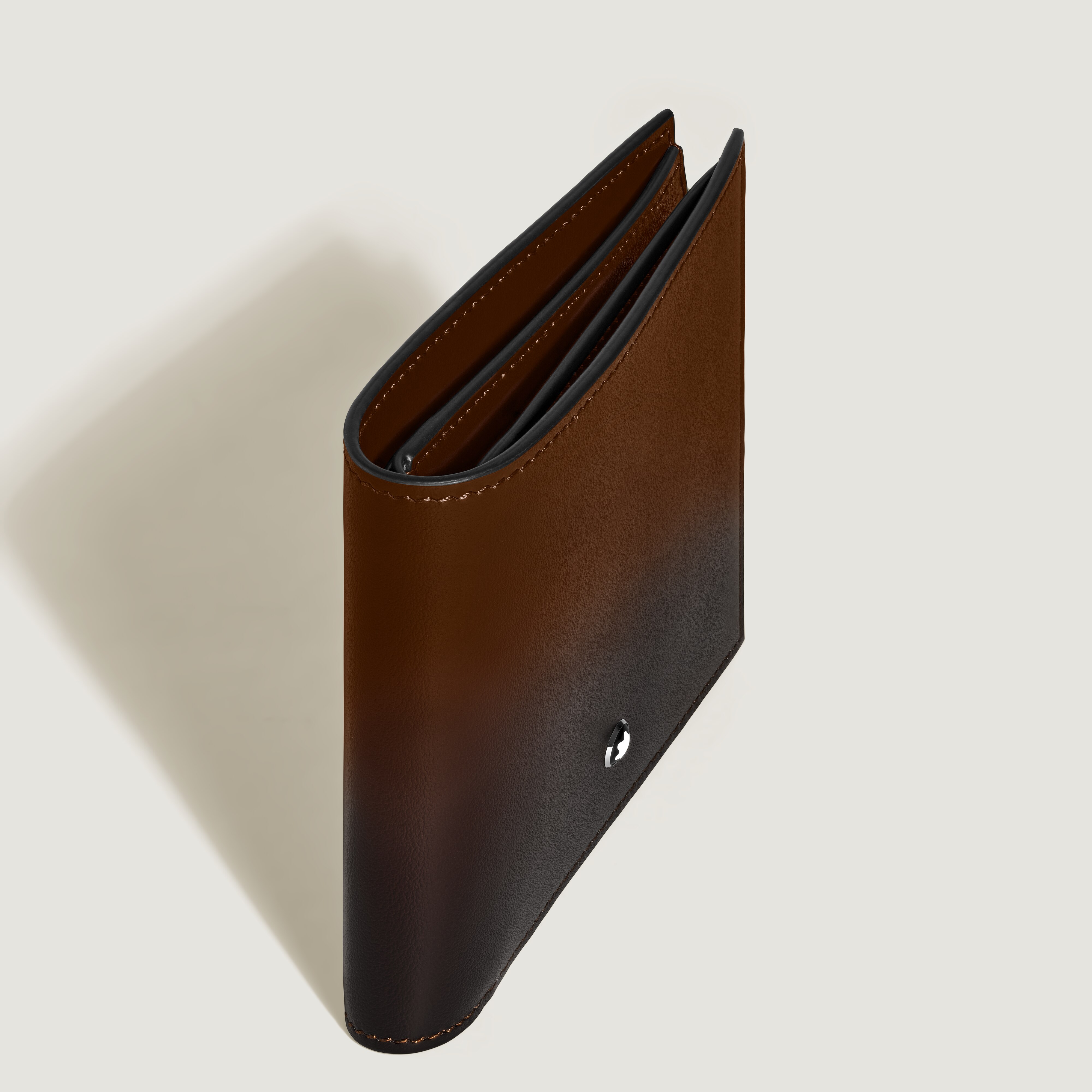  Montblanc - Portefeuille 8cc En Cuir Meisterstück Sfumato - Marron Sfumato - Cuir - Mb220317 - Portefeuilles 