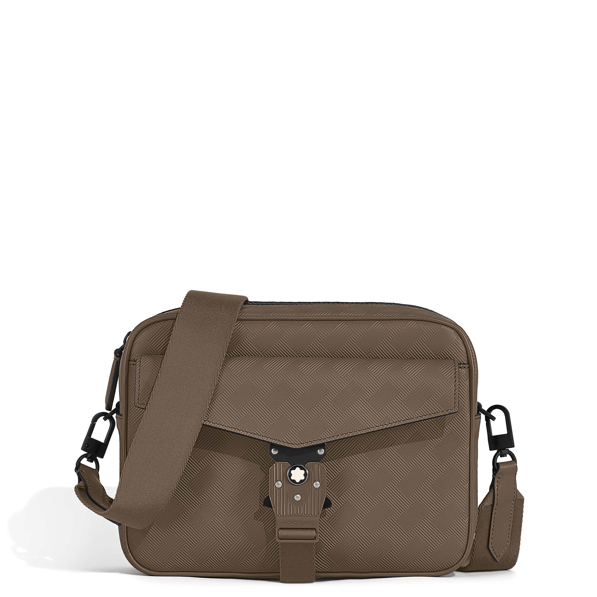 Montblanc - M-Lock Messenger Bag - Leather - Mb220248 - Messengers   Noisette