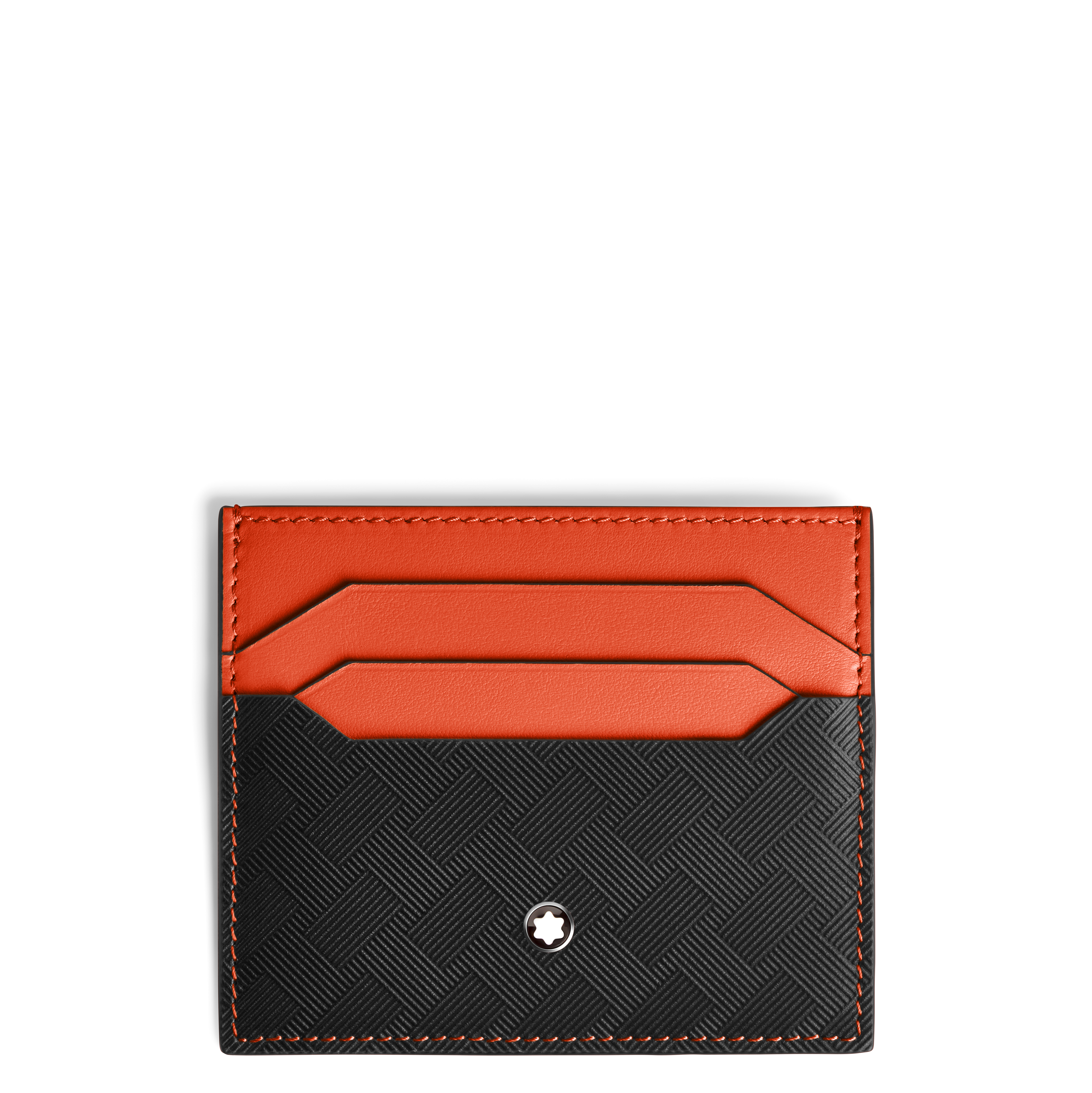 Montblanc - Card Holder 6Cc In Extreme Leather - Black / Cayenna - Leather - Mb199419 - Card Holders   Black Cayenna