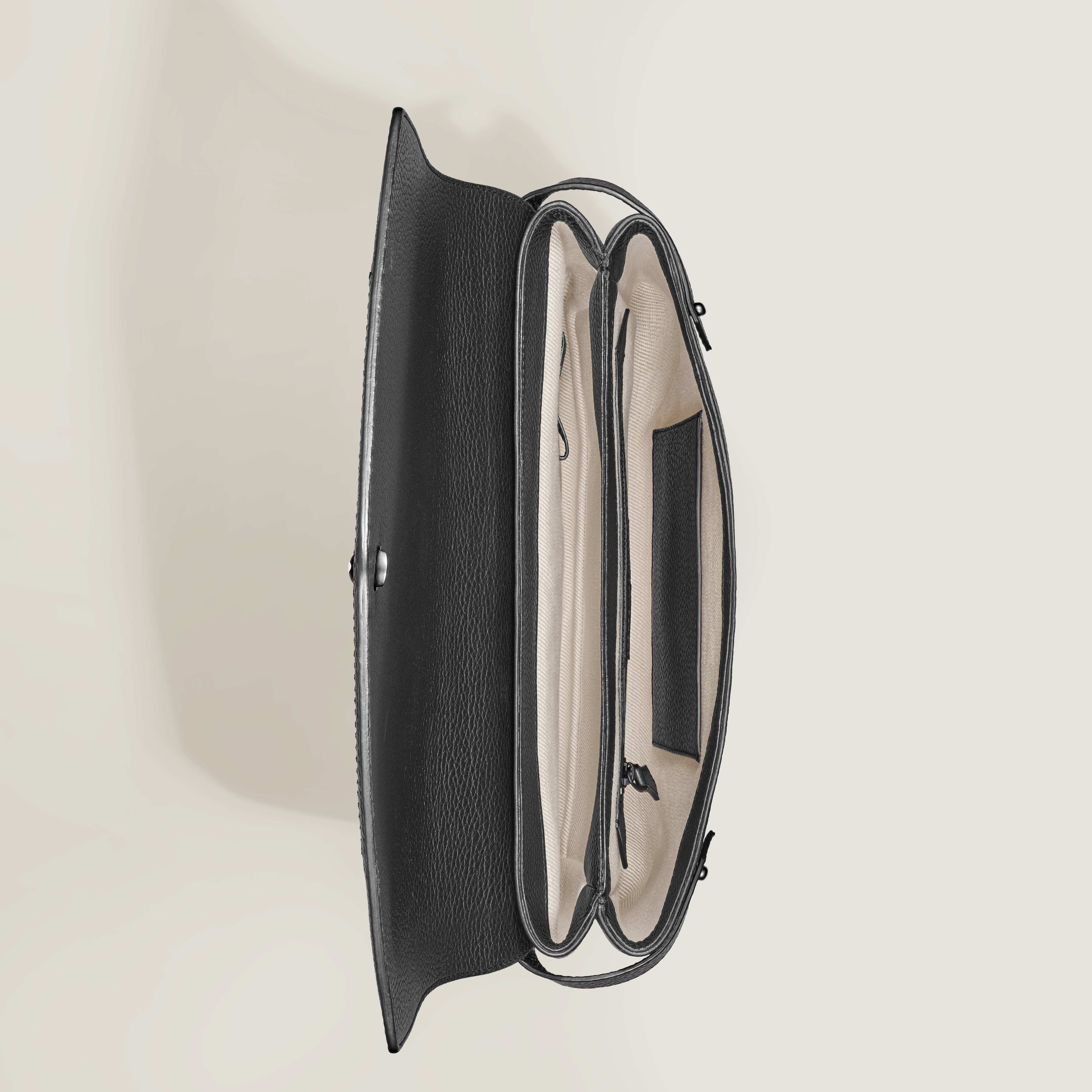  Montblanc - Portadocumenti Modello Piccolo Montblanc Companion - Nero - Pellame - Mb221632 - Cartelle 