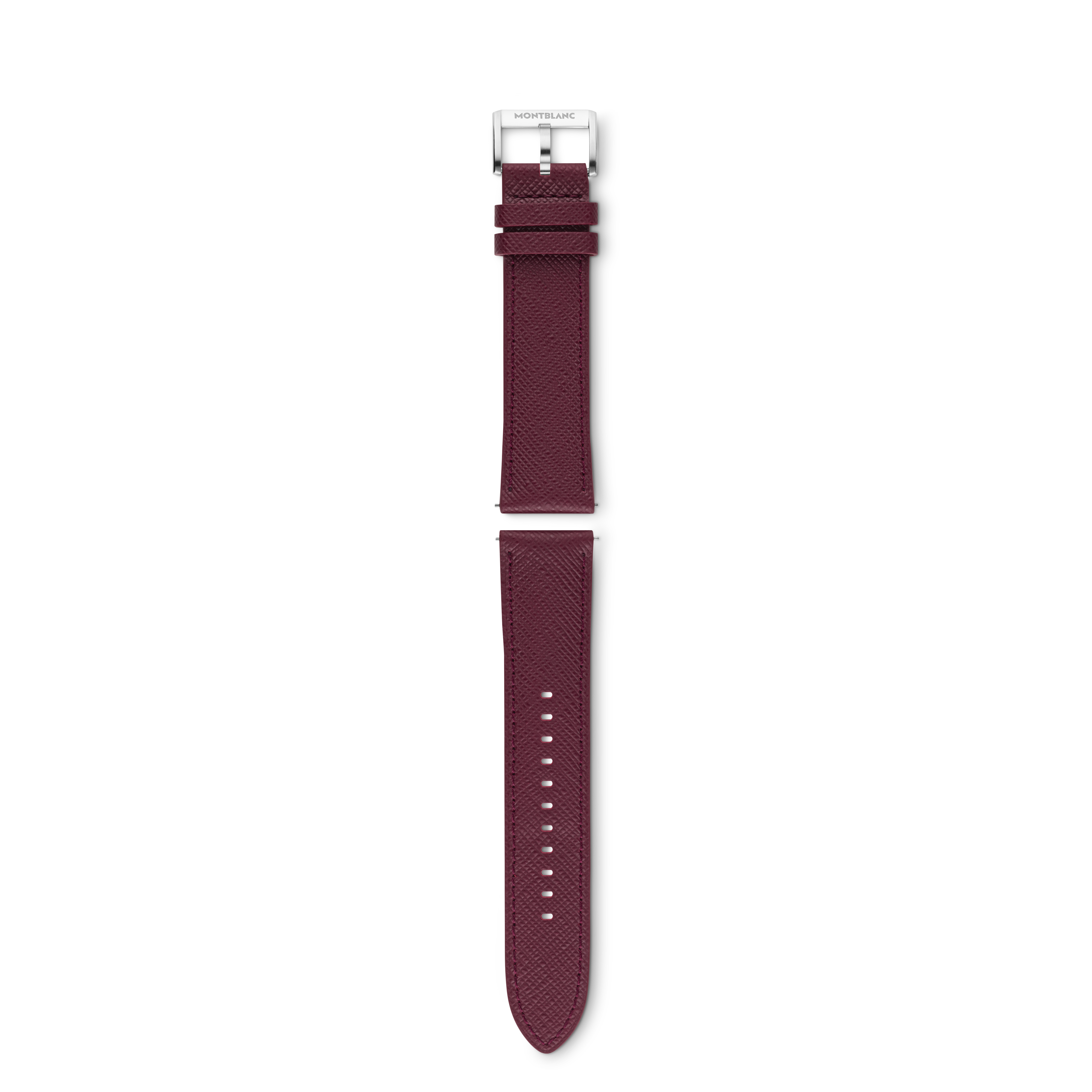  Montblanc - Correa De Reloj De 22 Mm Con Hebilla De Pasador En Piel Sartorial - Piel De Becerro - Mb131810 - Correas Inteligentes 