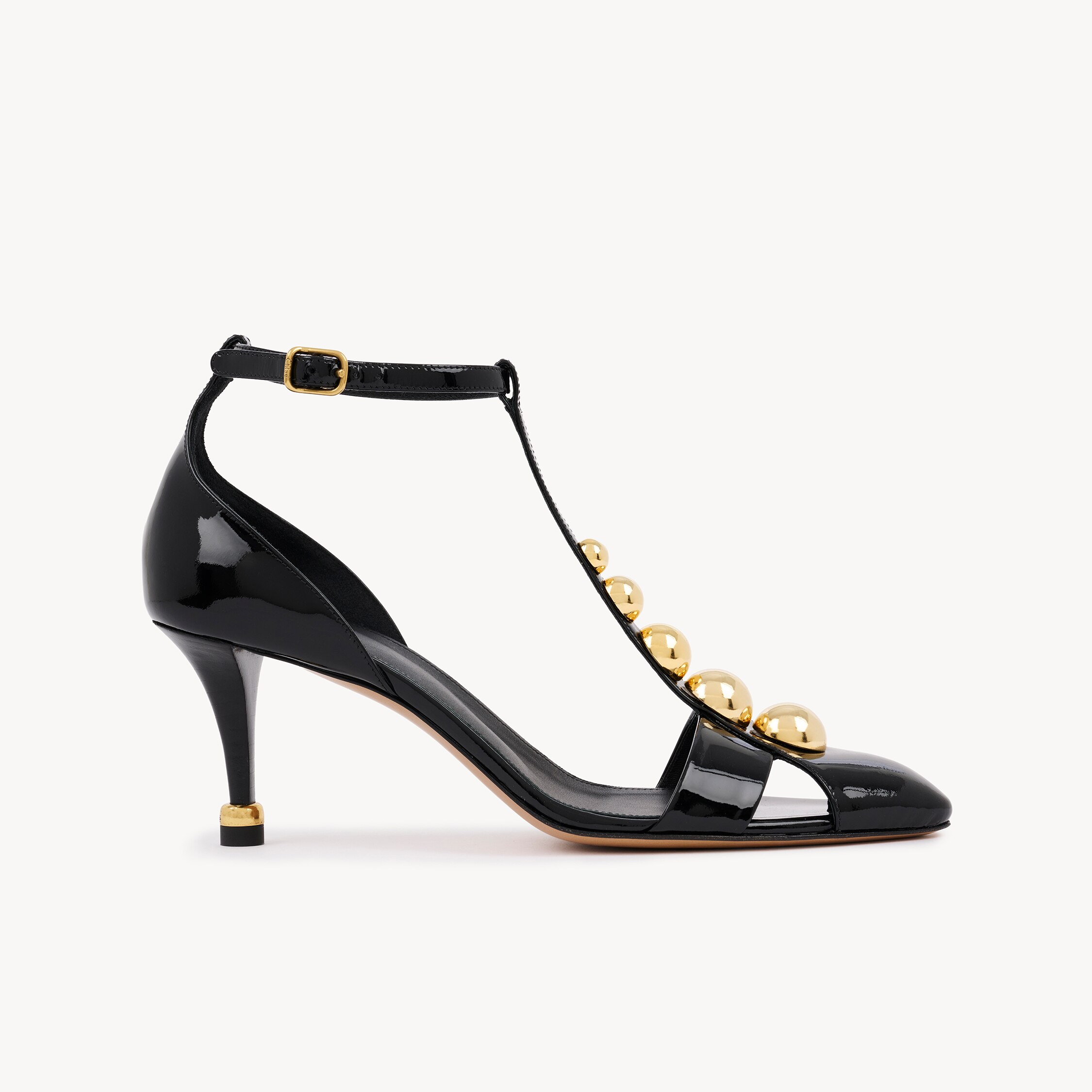 Chloé Cleia Heeled Sandal In Animal Print