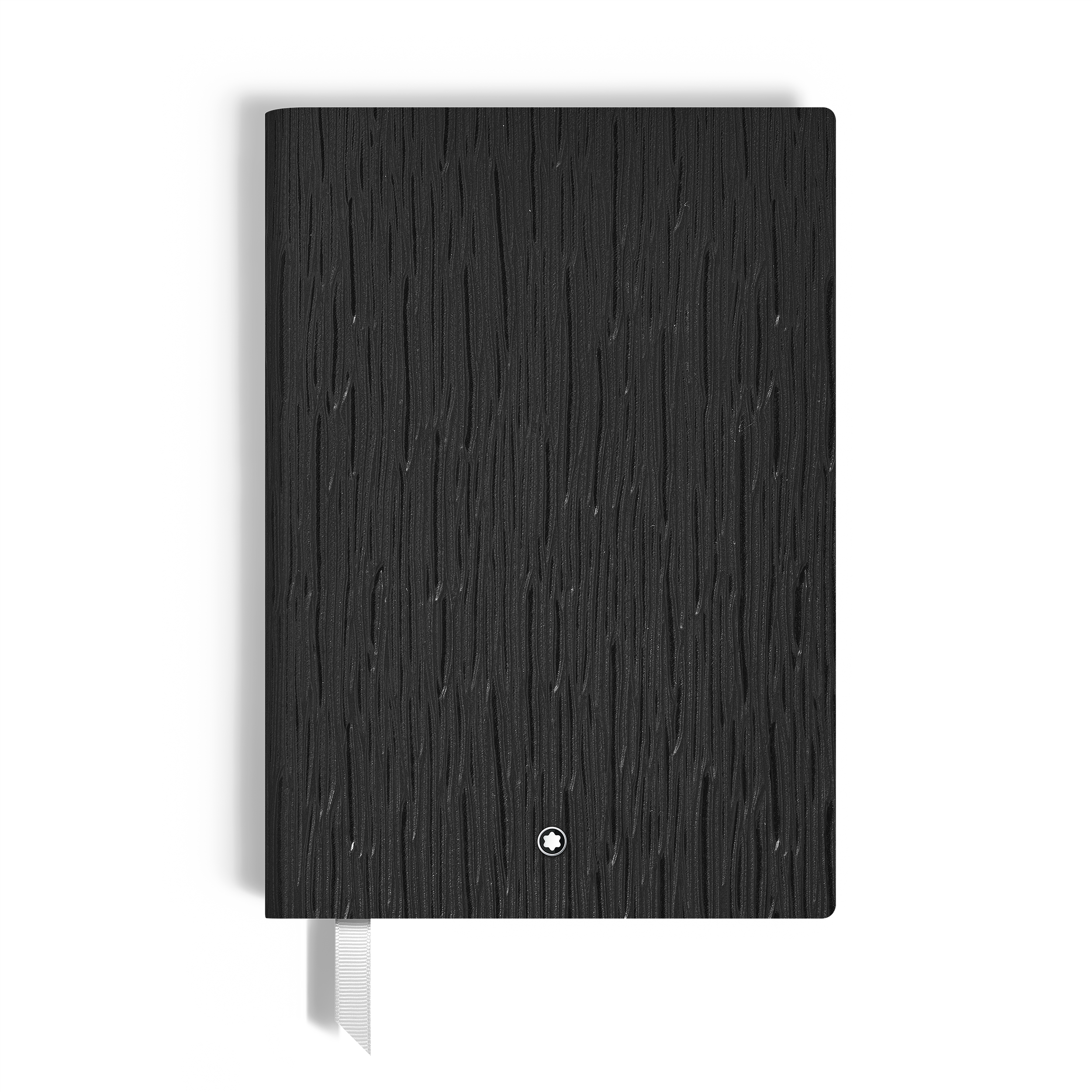 Montblanc - Medium Notebook In Corteccia Leather  Lined Pages - Paper - Mb136635 - Notebooks   Black