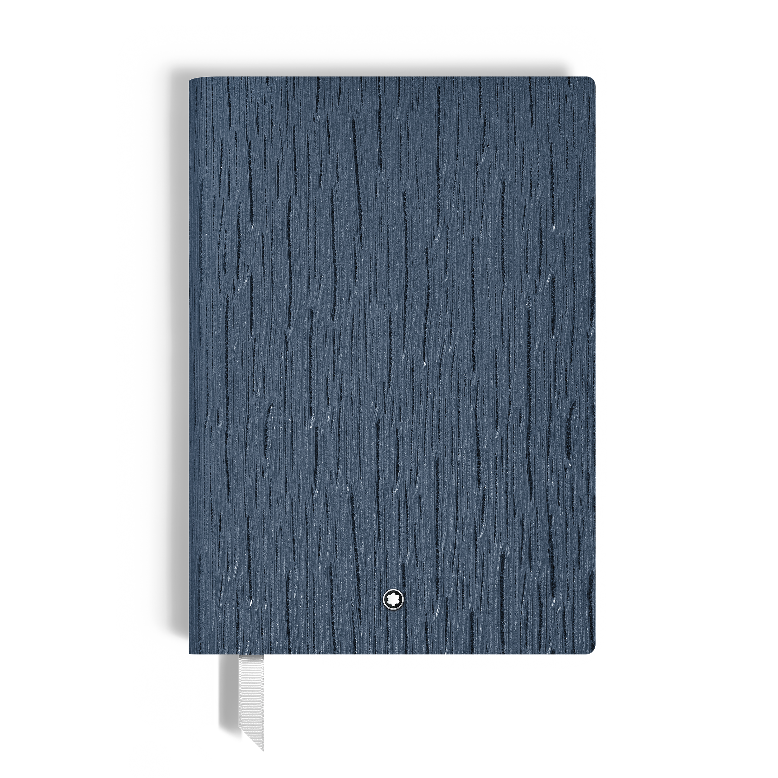 Montblanc - Medium Notebook In Corteccia Leather  Lined Pages - Paper - Mb136646 - Notebooks   Blue