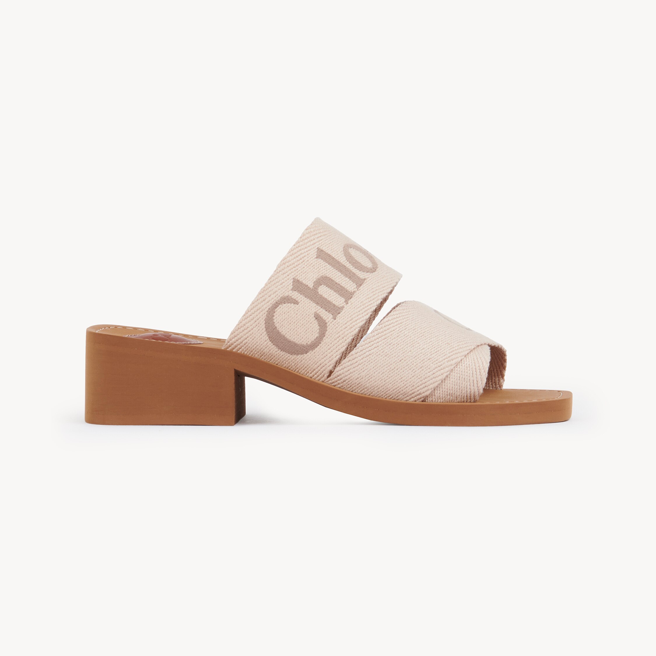 Chloé Woody High Heel Flip-flops In Pink