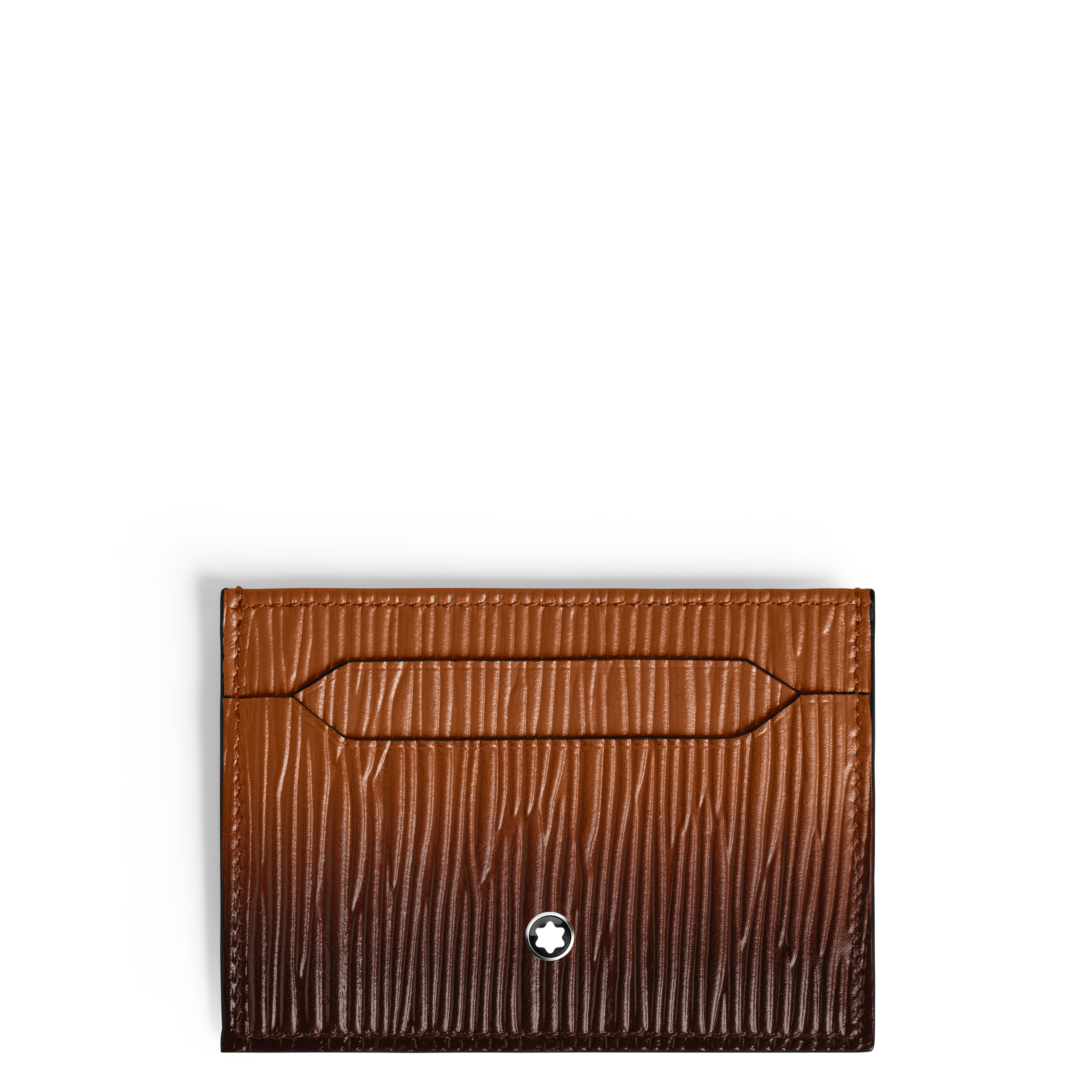  Montblanc - Portacarte 6 Tasche In Pelle Corteccia Sfumato - Fulvo - Pellame - Mb221408 - Porta Carte 