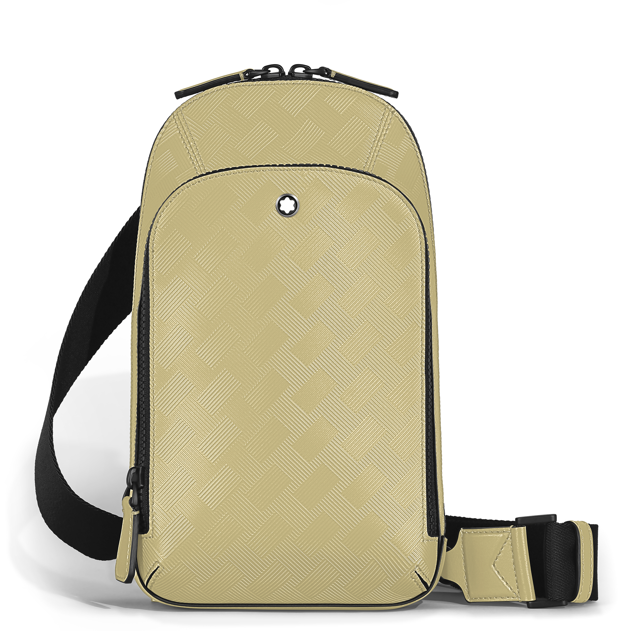 Montblanc - Medium On-Body Bag In Extreme Leather - Leather - Mb221600 - Sling Bags   Almond