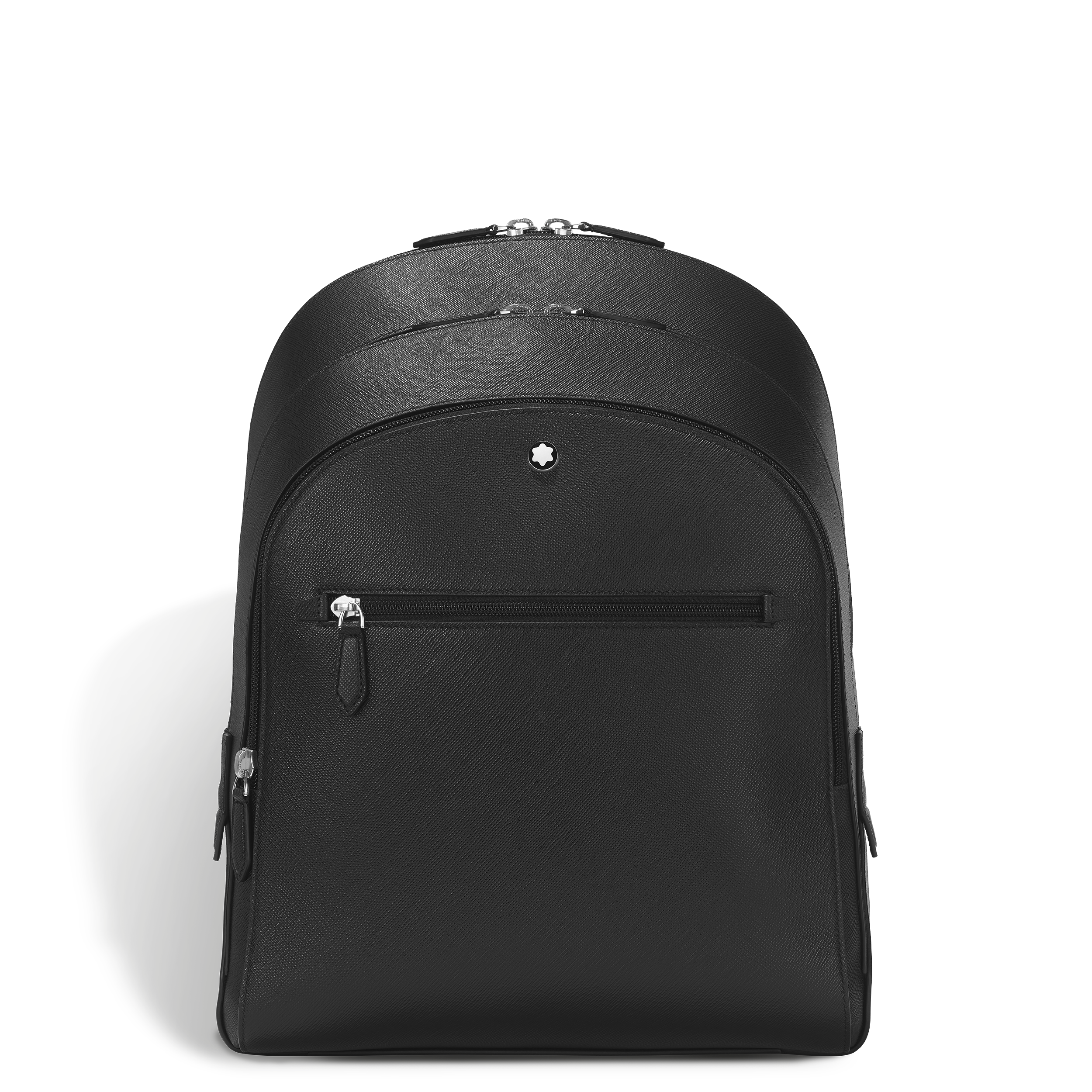 Montblanc - Medium Backpack With 3 Compartts In Sartorial Leather - Leather - Mb130275 - Backpacks Men's Black