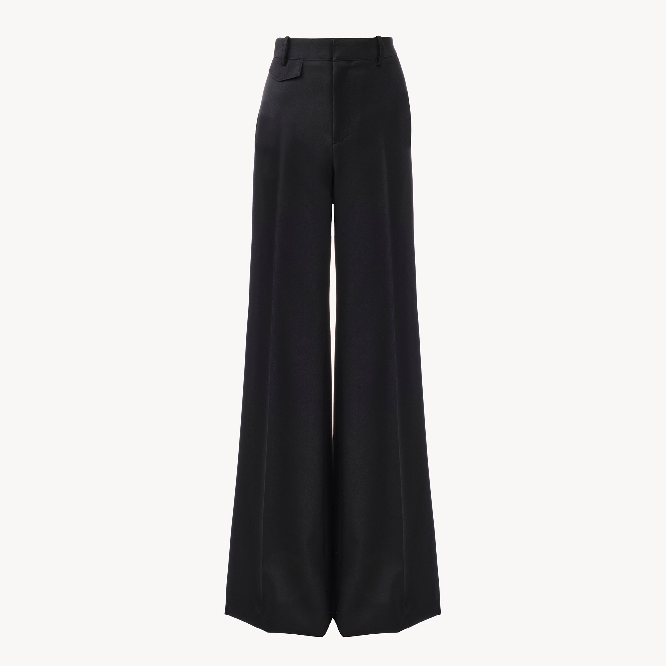 Chloé Black Silk Trousers