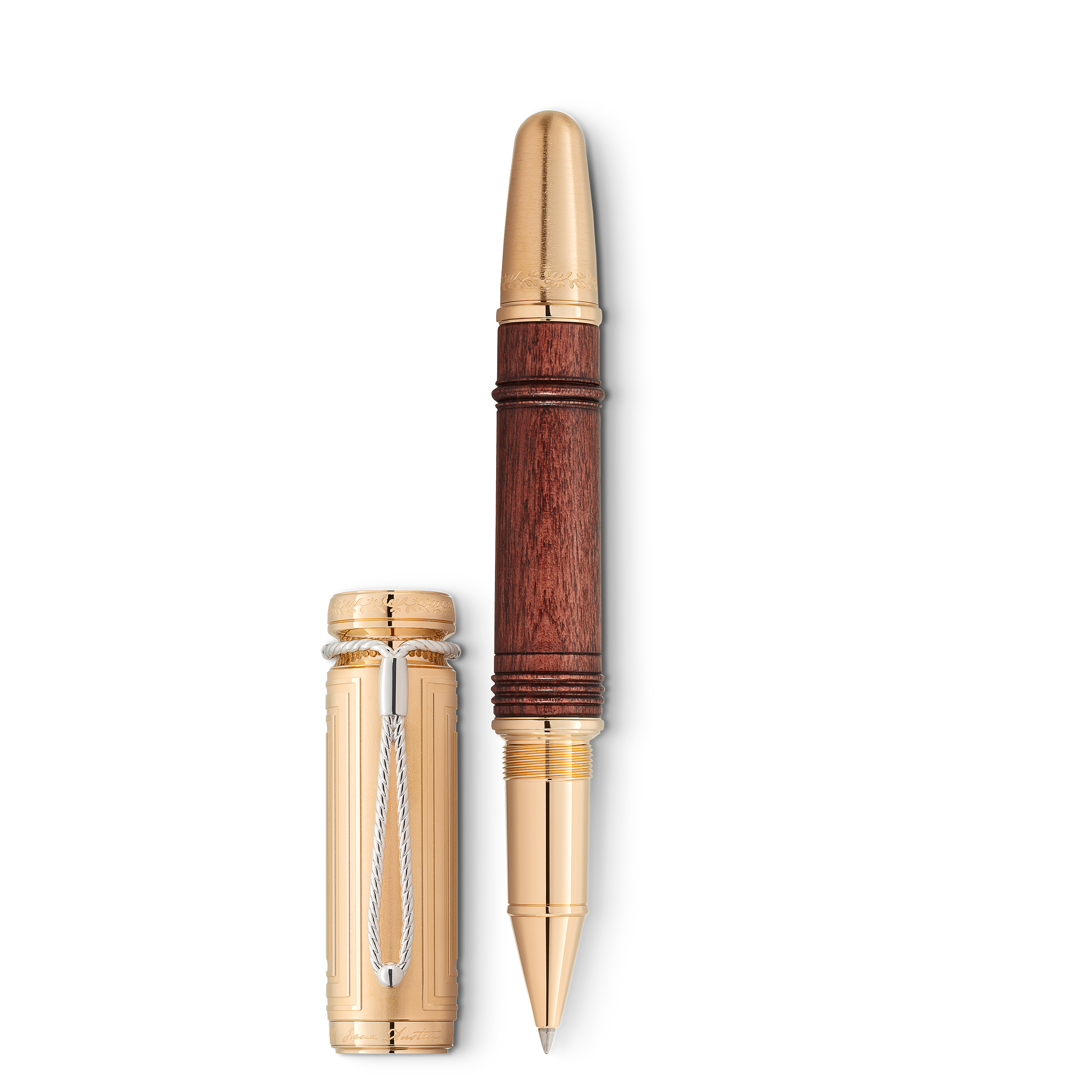 Montblanc - Writers Edition Homage To Jane Austen Limited Edition 1813 Rollerball - Gold-Coated - Mb130683 - Rollerballs Women's Yellow Gold