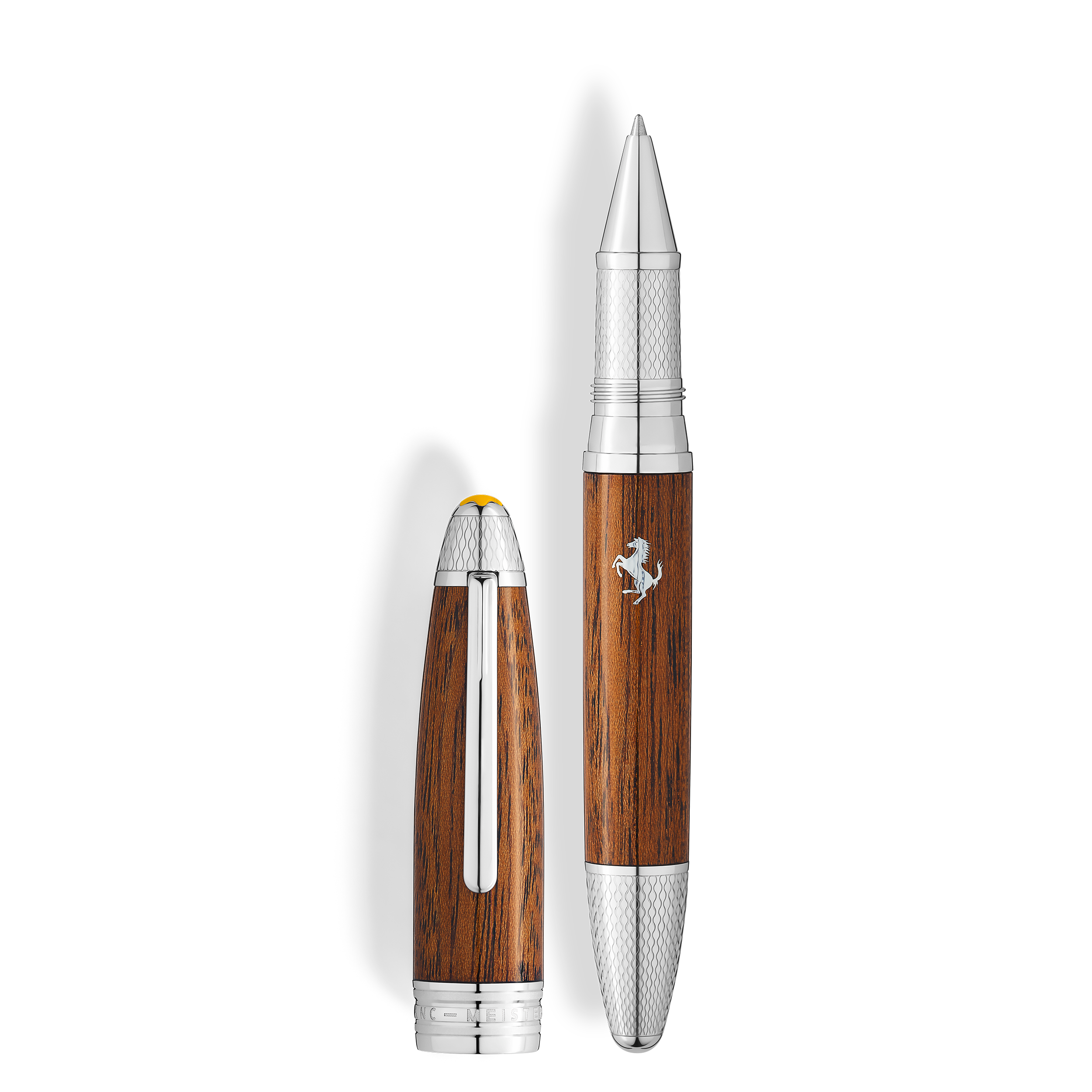 Montblanc - Meisterstück Great Masters Ferrari Tailor Made Classica Special Edition Rollerball - Wood And Lacquer - Mb131319 - Rollerballs   Brown