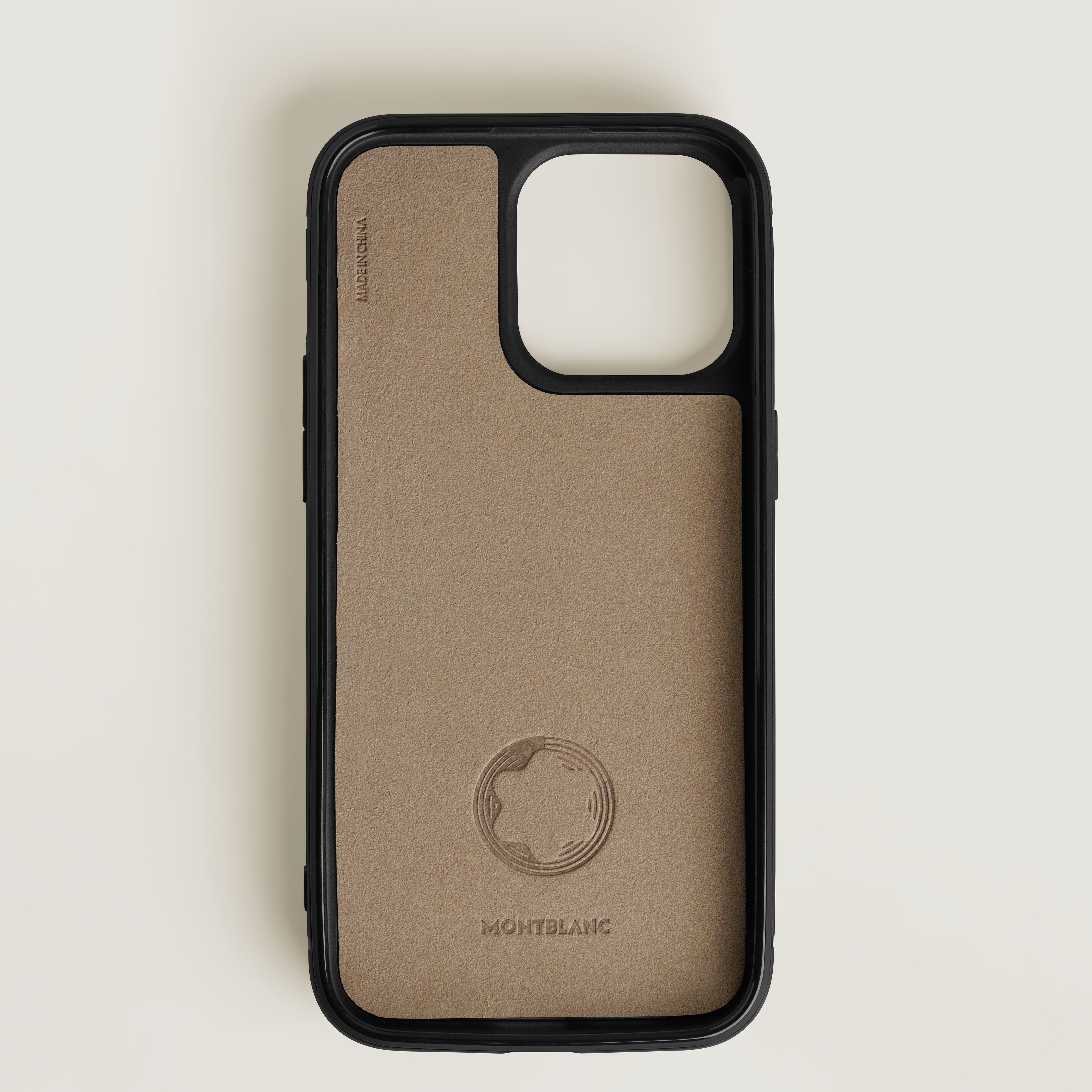  Montblanc - Funda Rígida Para Iphone 16 Pro Max Con Ranuras Para 2 Tarjetas De Piel Extreme - Cayena - Piel - Mb199615 - Fundas Para Teléfonos 