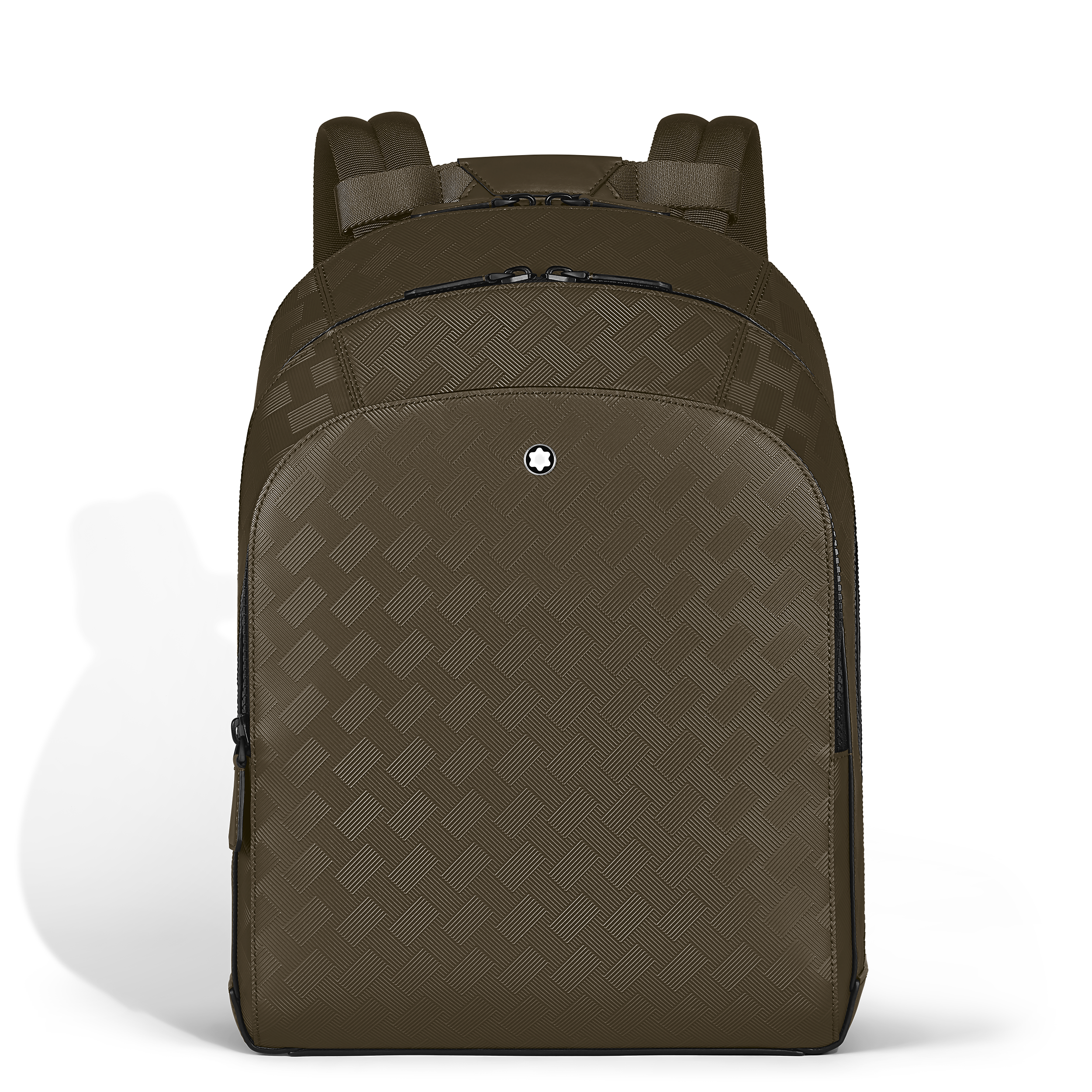 Montblanc - Medium Backpack With 3 Compartts In Extreme Leather - Leather - Mb221594 - Backpacks Men's Khaki