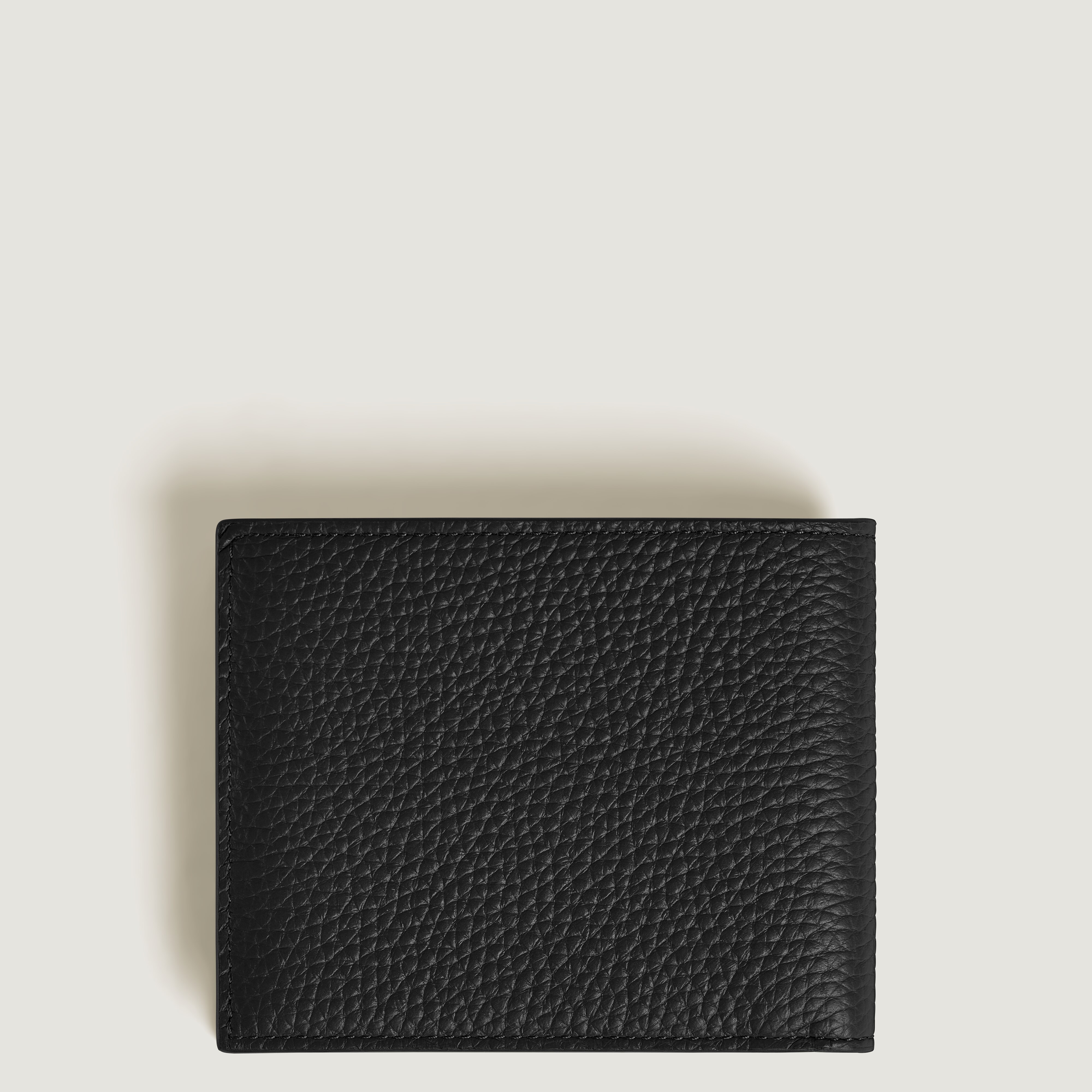  Montblanc - Brieftasche 6 Cc Aus Grain Leder - Schwarz - Leder - Mb220198 - Brieftaschen 