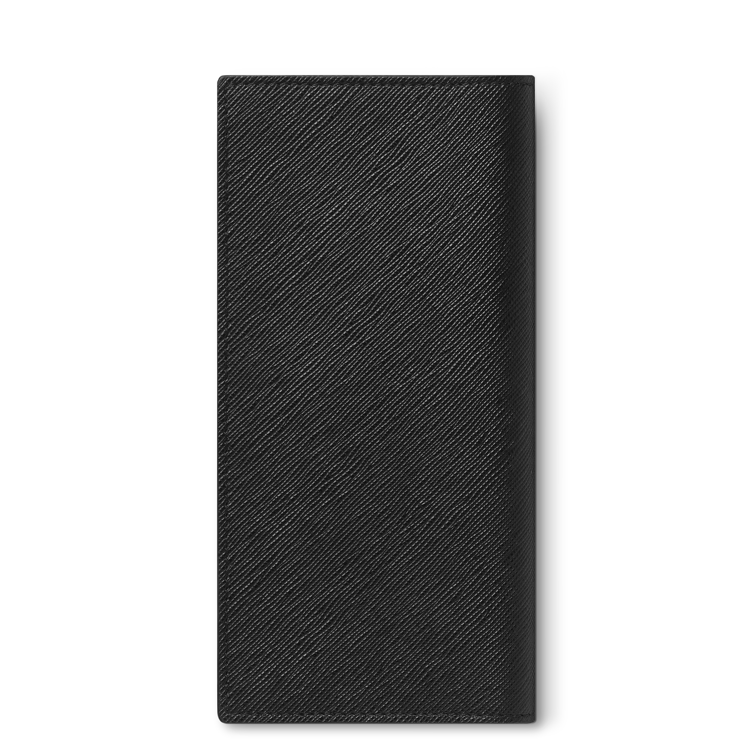  Montblanc - Längliche Brieftasche 15 Cc Aus Sartorial Leder - Schwarz - Leder - Mb130320 - Brieftaschen 