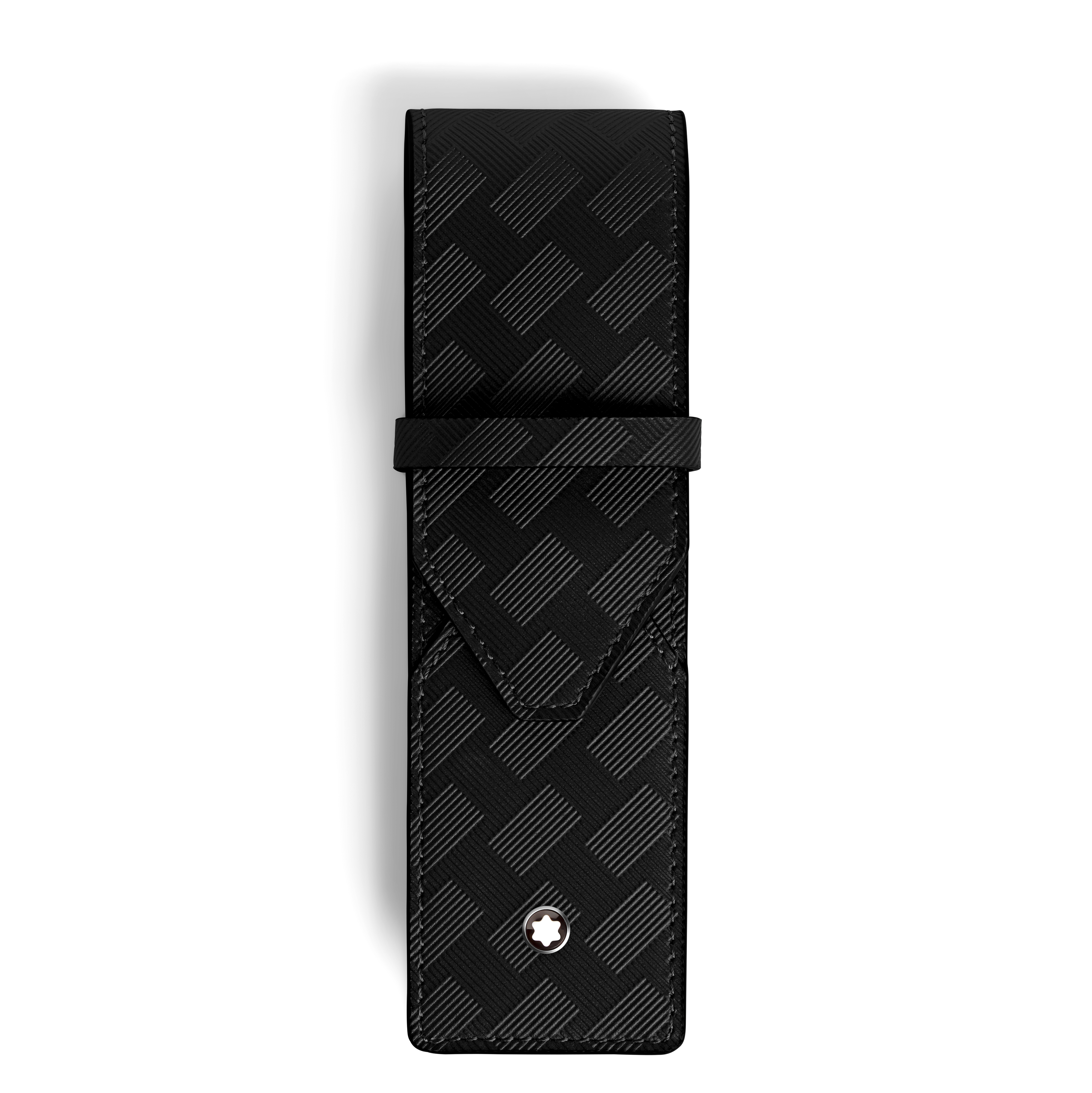 Montblanc - Envelope 2-Pen Pouch - Leather - Mb220014 - Pen Pouches   Black