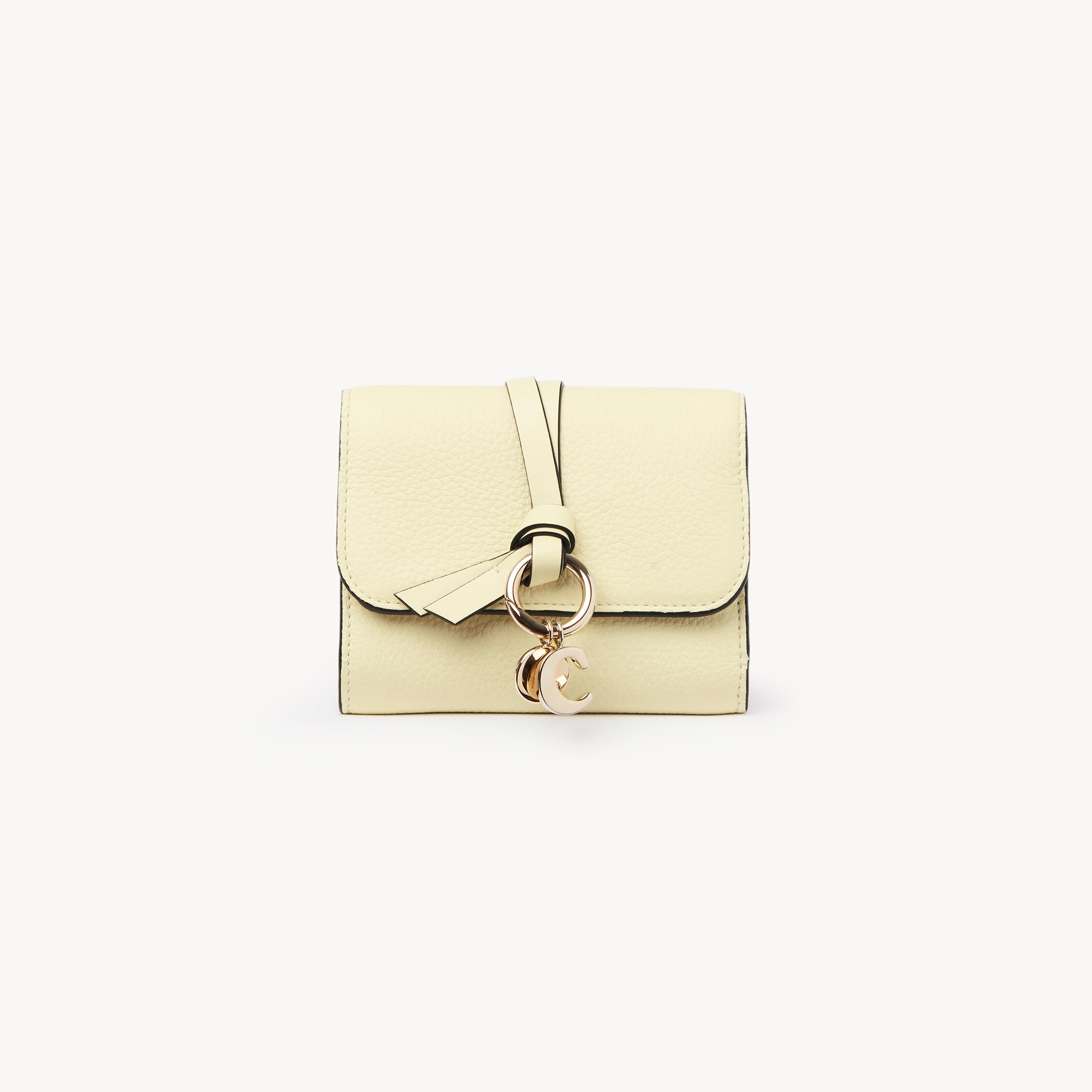 Chloé Alphabet Small Tri-fold In Yellow