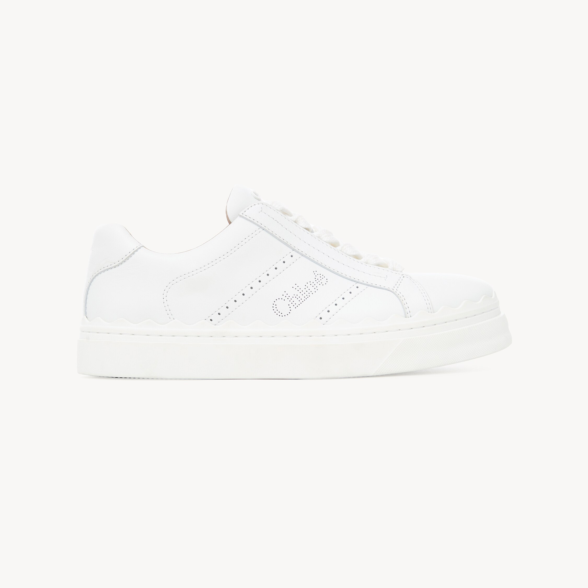 Chloé Lauren Sneaker In White