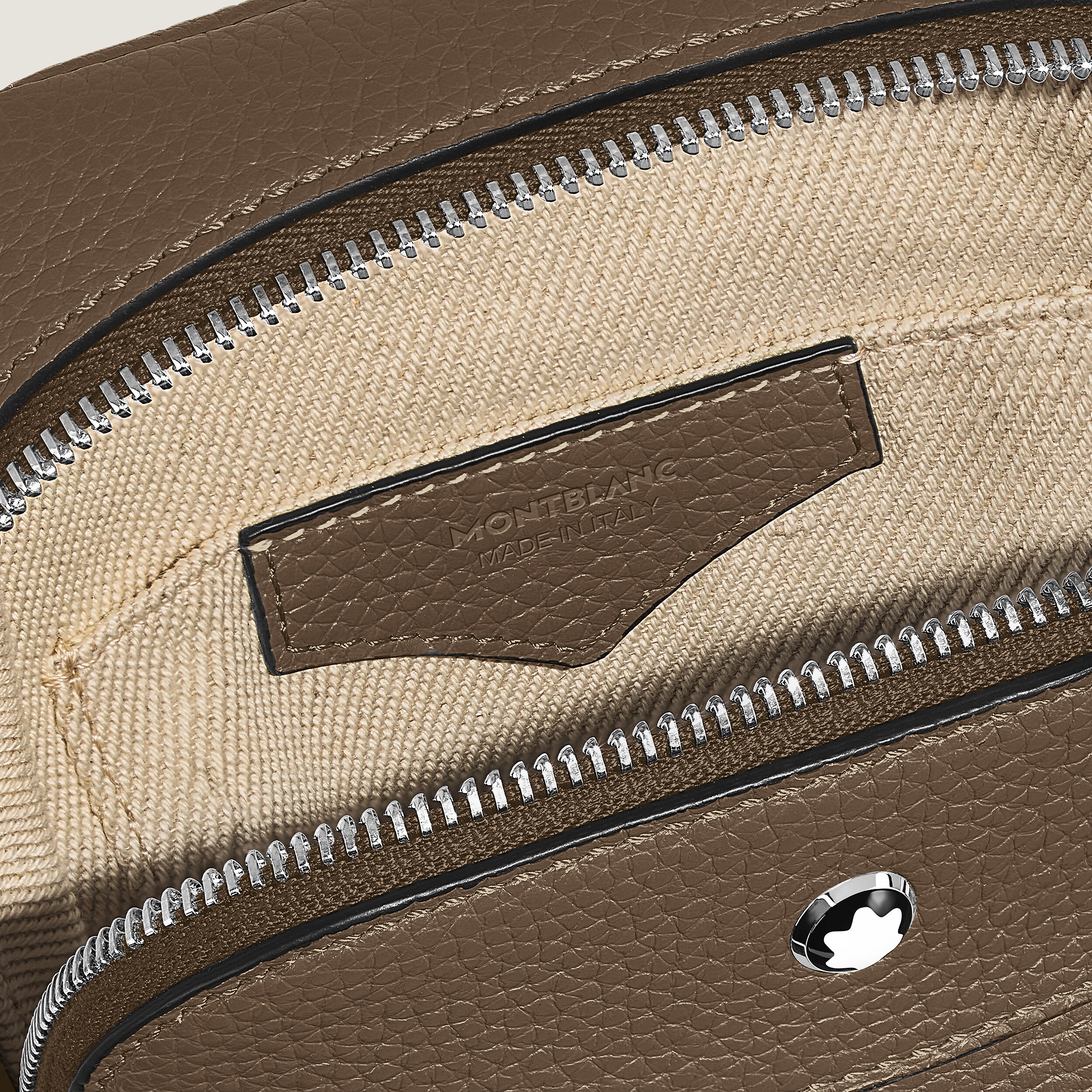  Montblanc - Kleine Umhängetasche Montblanc Companion - Haselnussbraun - Leder - Mb220206 - Sling Bags 