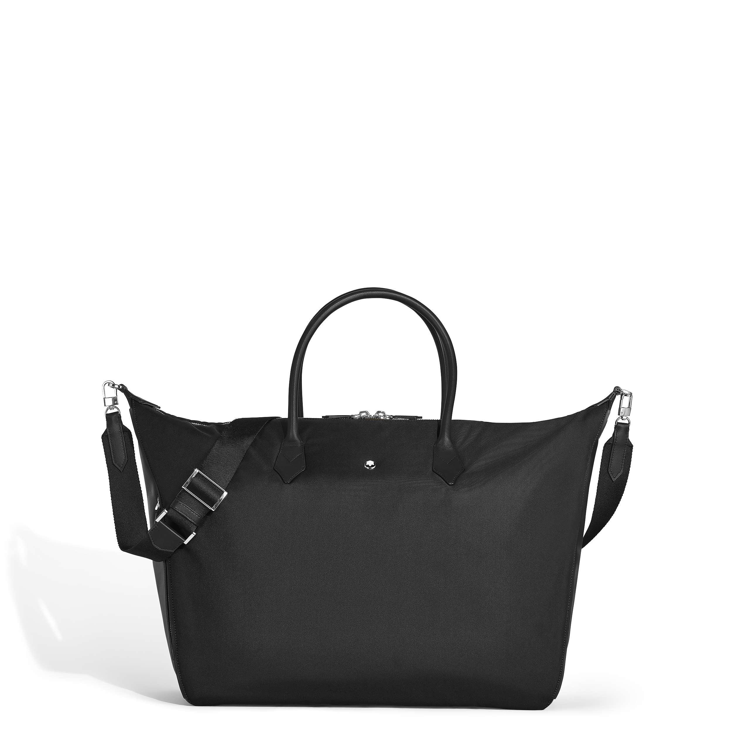 Montblanc - Panorama Weekender Bag 43 - Fabric And Leather - Mb221656 - Duffle Bags   Black