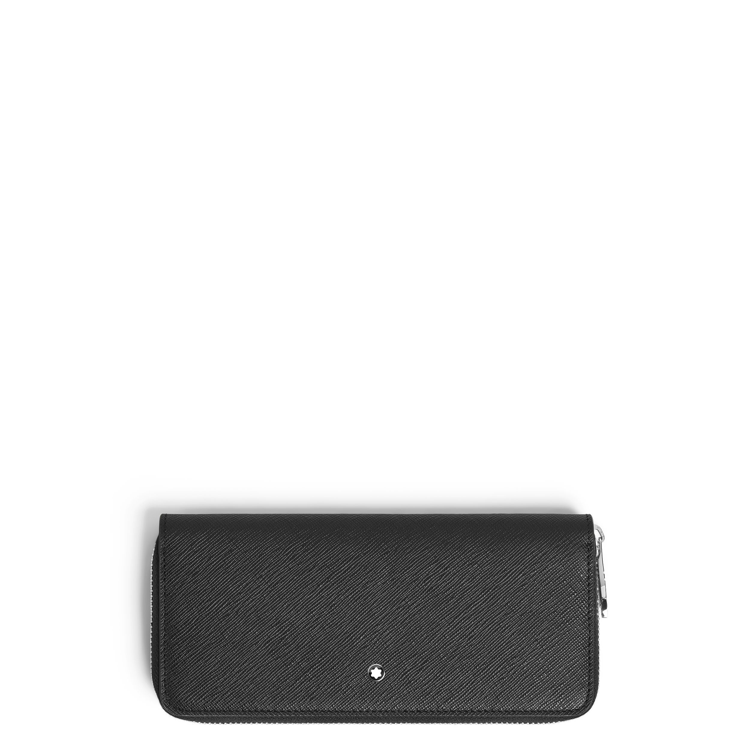 Montblanc - Wallet 8Cc With Zip In Sartorial Leather - Leather - Mb222949 - Wallets   Black