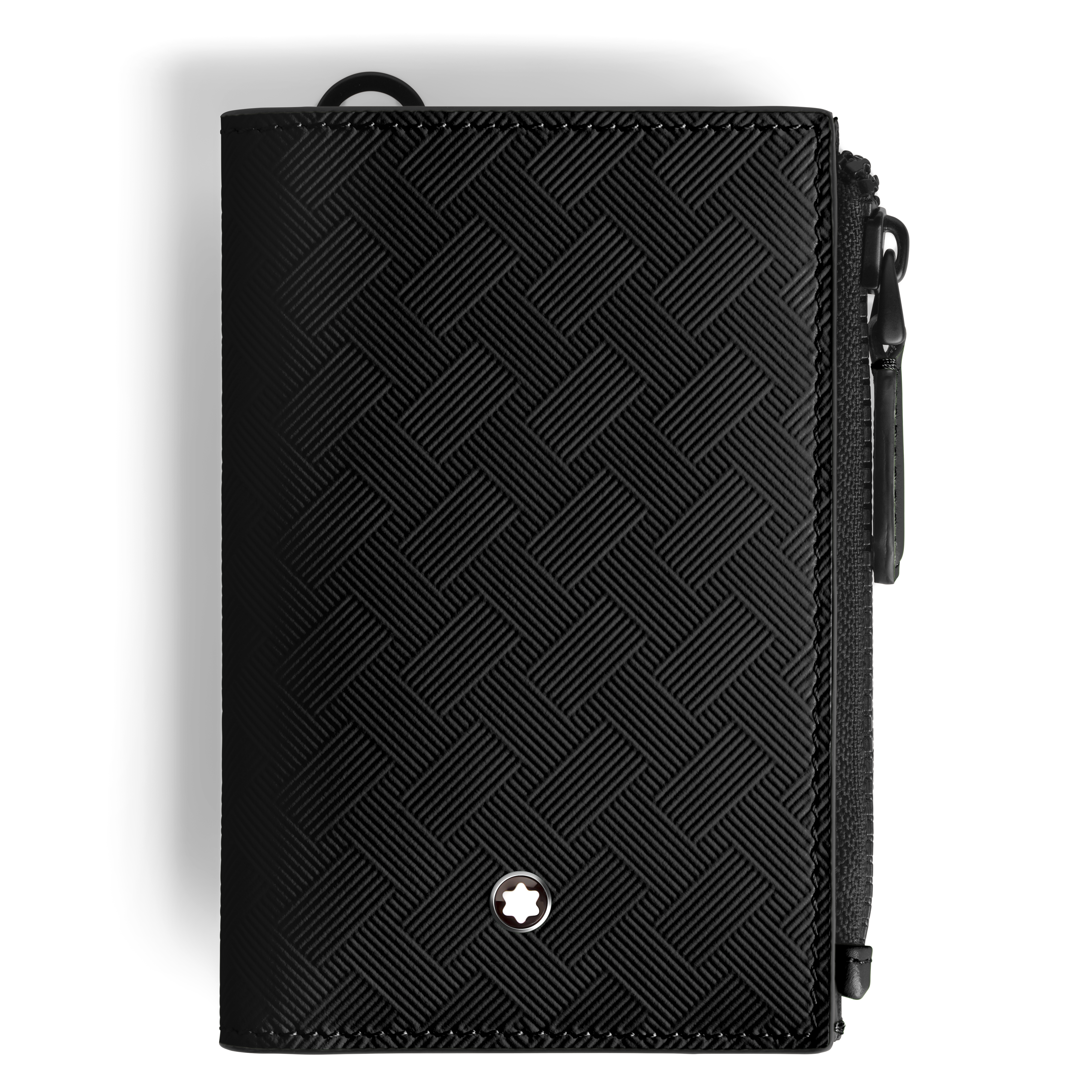 Montblanc - Mini Vertical Wallet 6Cc In Extreme Leather - Leather - Mb199444 - Wallets   Black