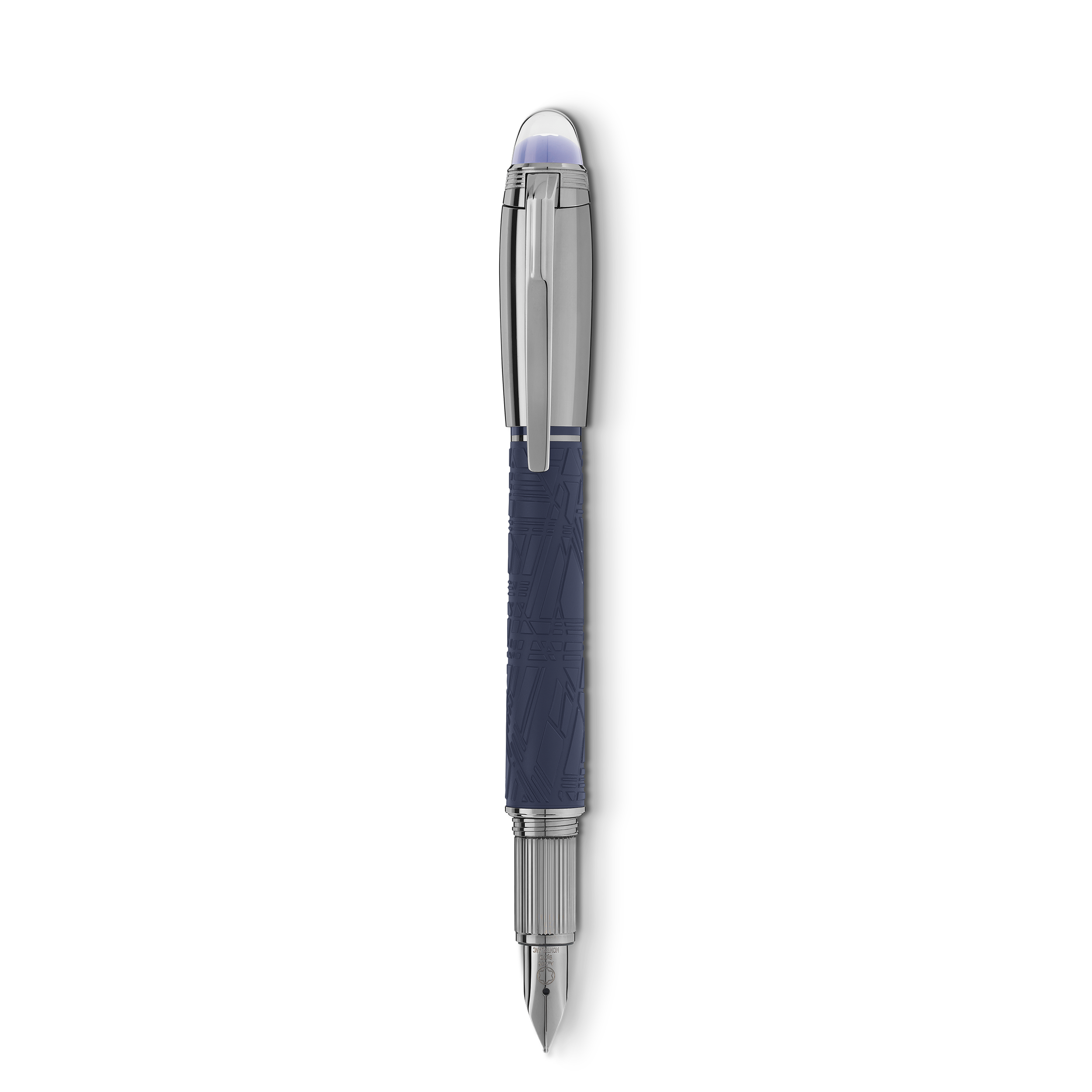 Montblanc - Starwalker Space Doué Fountain Pen - Metal / Precious Resin - Mb130214 - Fountain Pens   Blue
