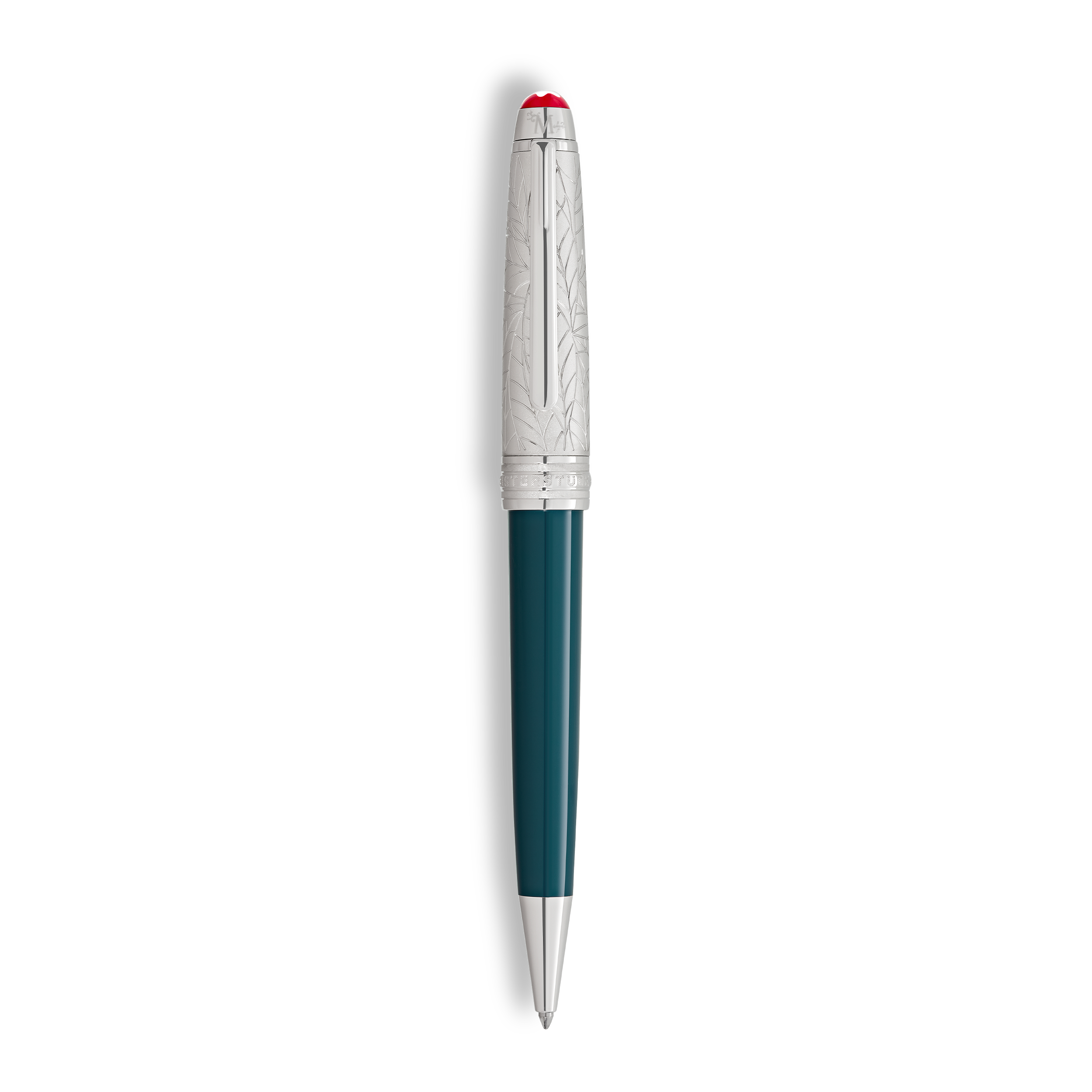 Montblanc - Meisterstück Romeo & Juliet Doué Midsize Ballpoint - Metal / Precious Resin - Mb132924 - Ballpoints   Teal