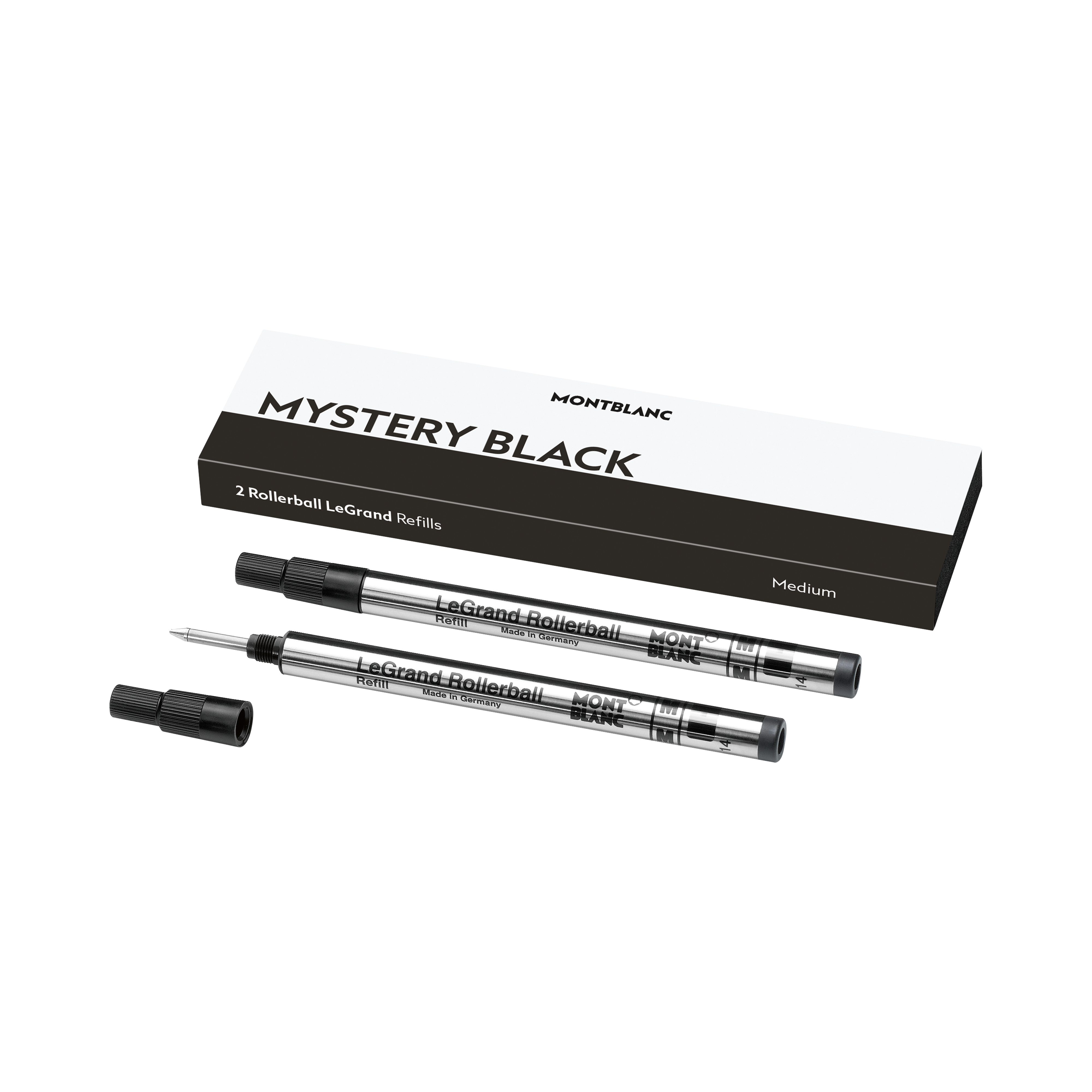 Montblanc Mystery Black - 2X Rollerball Legrand Refills Rollerball Refills