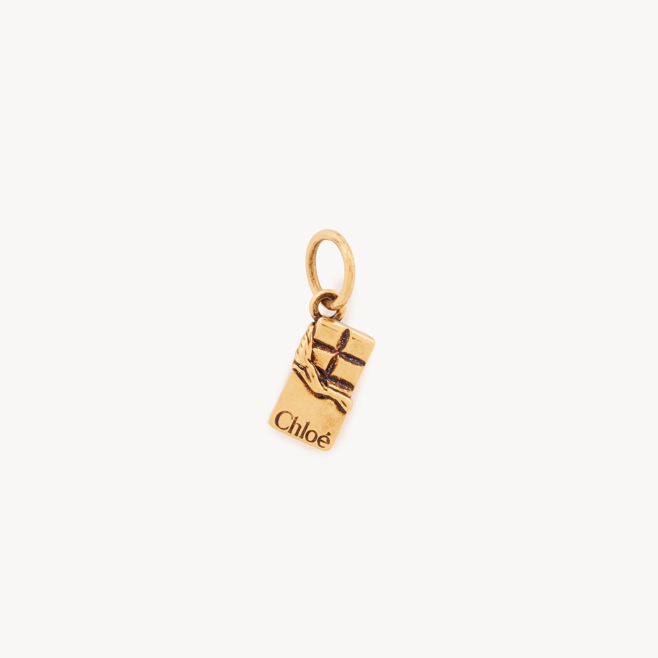 Chloé - Chocolate charm in brass - Gold Color - Single Size - Brass