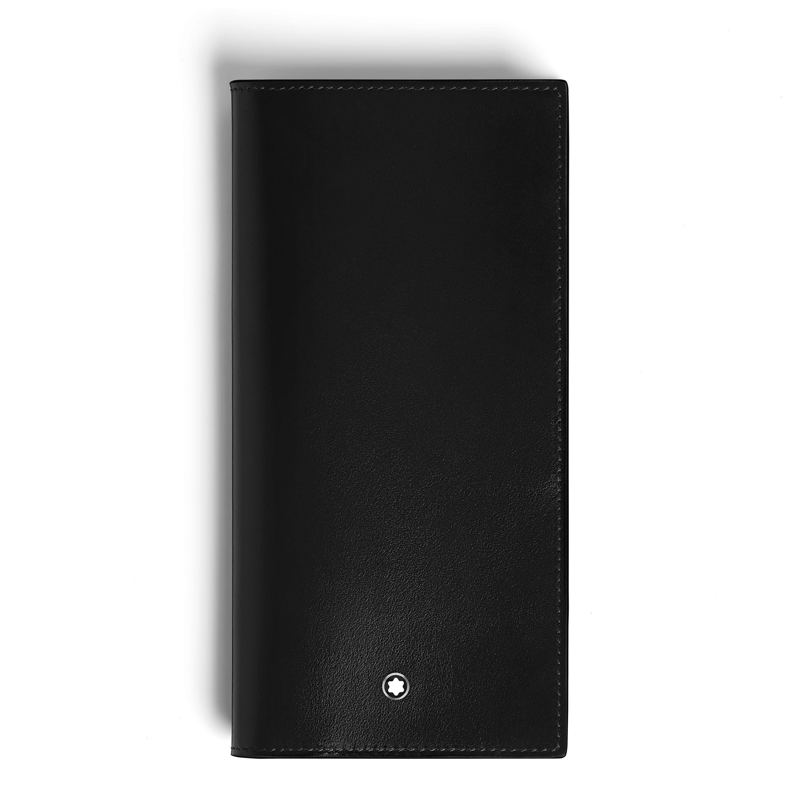 Montblanc - Long Wallet 6Cc In Meisterstück Leather - Leather - Mb222496 - Wallets   Black/Blue