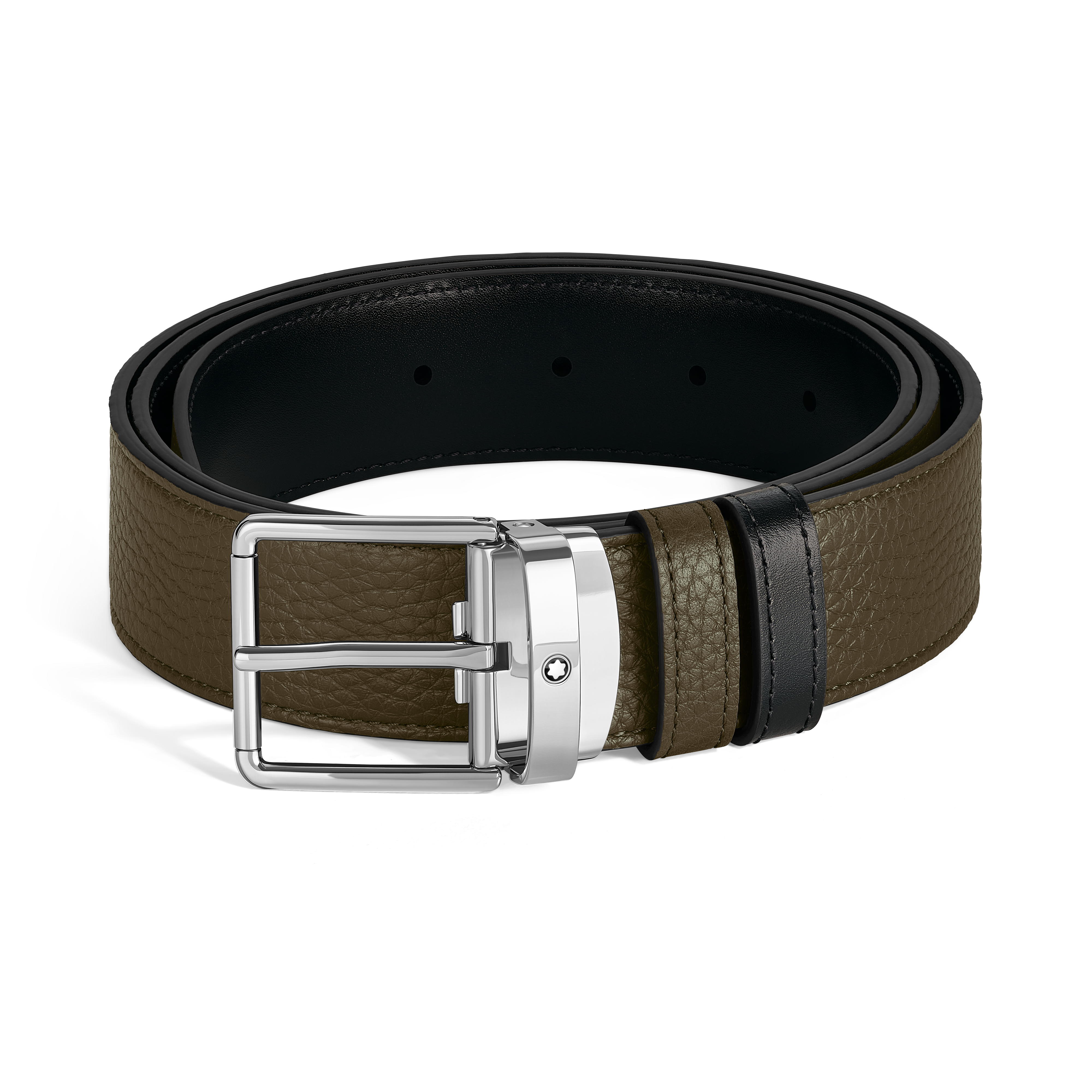  Montblanc - Wendbarer Everyday Gürtel 30 Mm Aus Grain Leder - Mb221004 - Gürtel 
