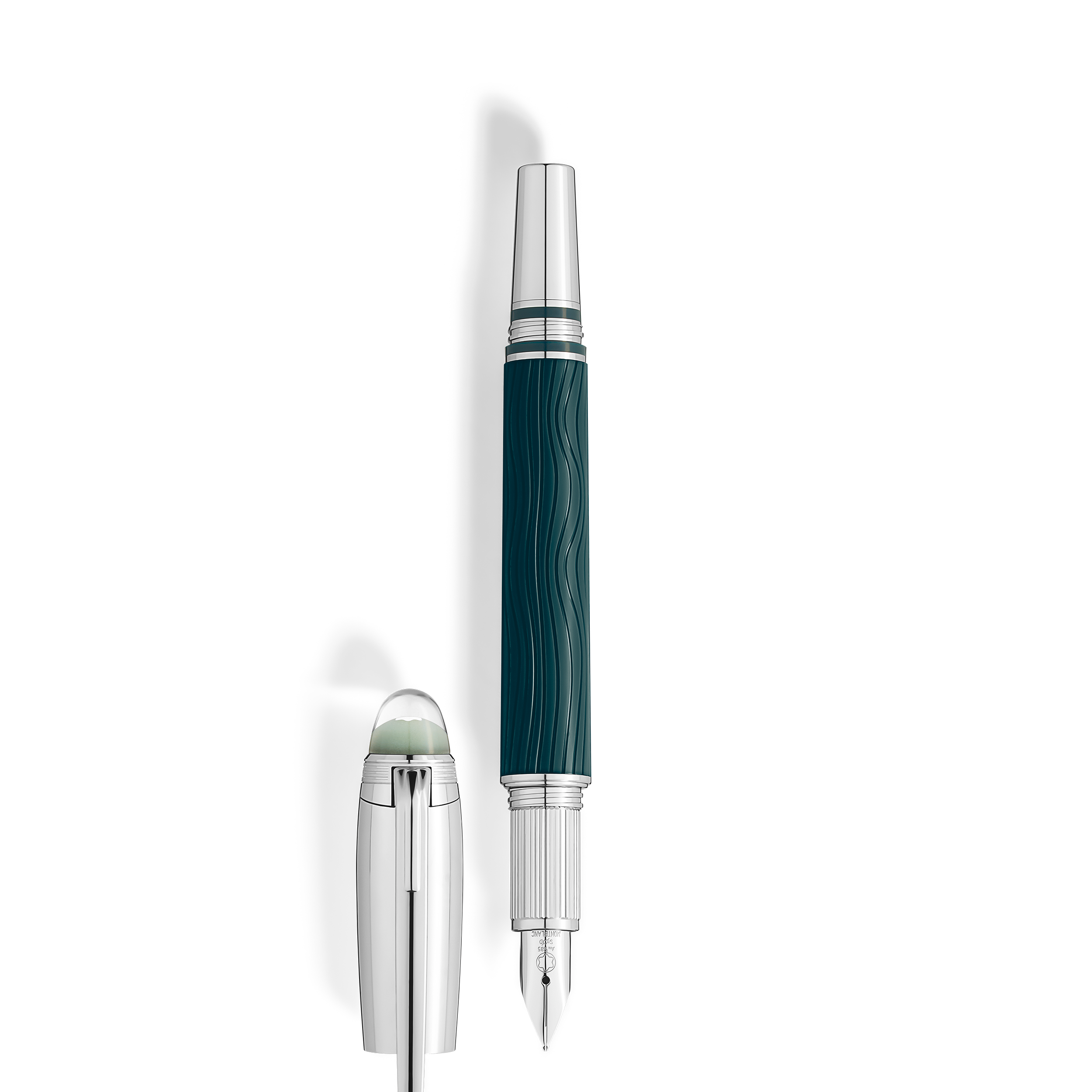 Montblanc - Starwalker Polar Doué Fountain Pen - Metal / Precious Resin - Mb132906 - Fountain Pens   Green