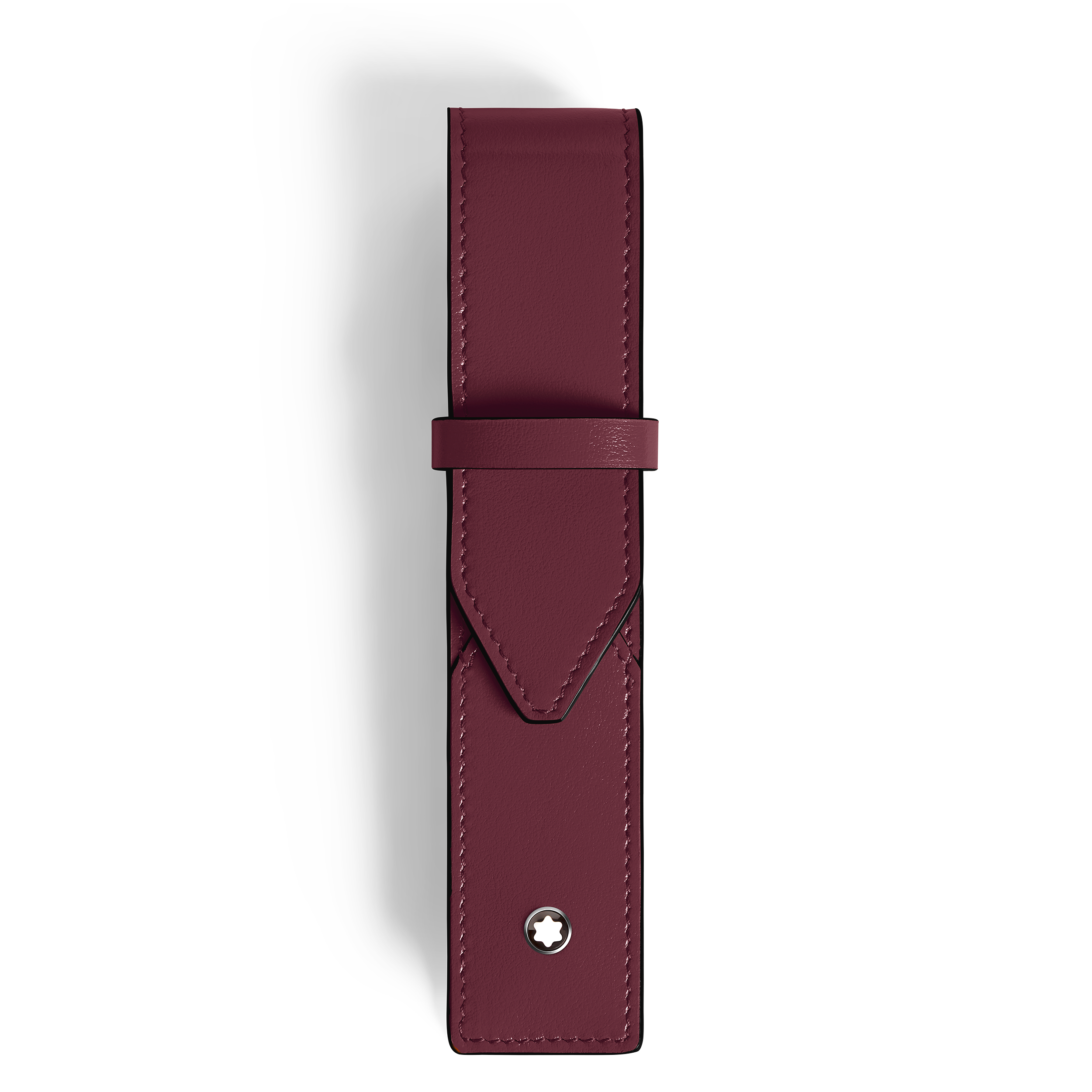  Montblanc - Astuccio Per 1 Strumento Da Scrittura Montblanc Envelope - Cassis - Pellame - Mb199329 - Astucci Per Strumenti Da Scrittura 
